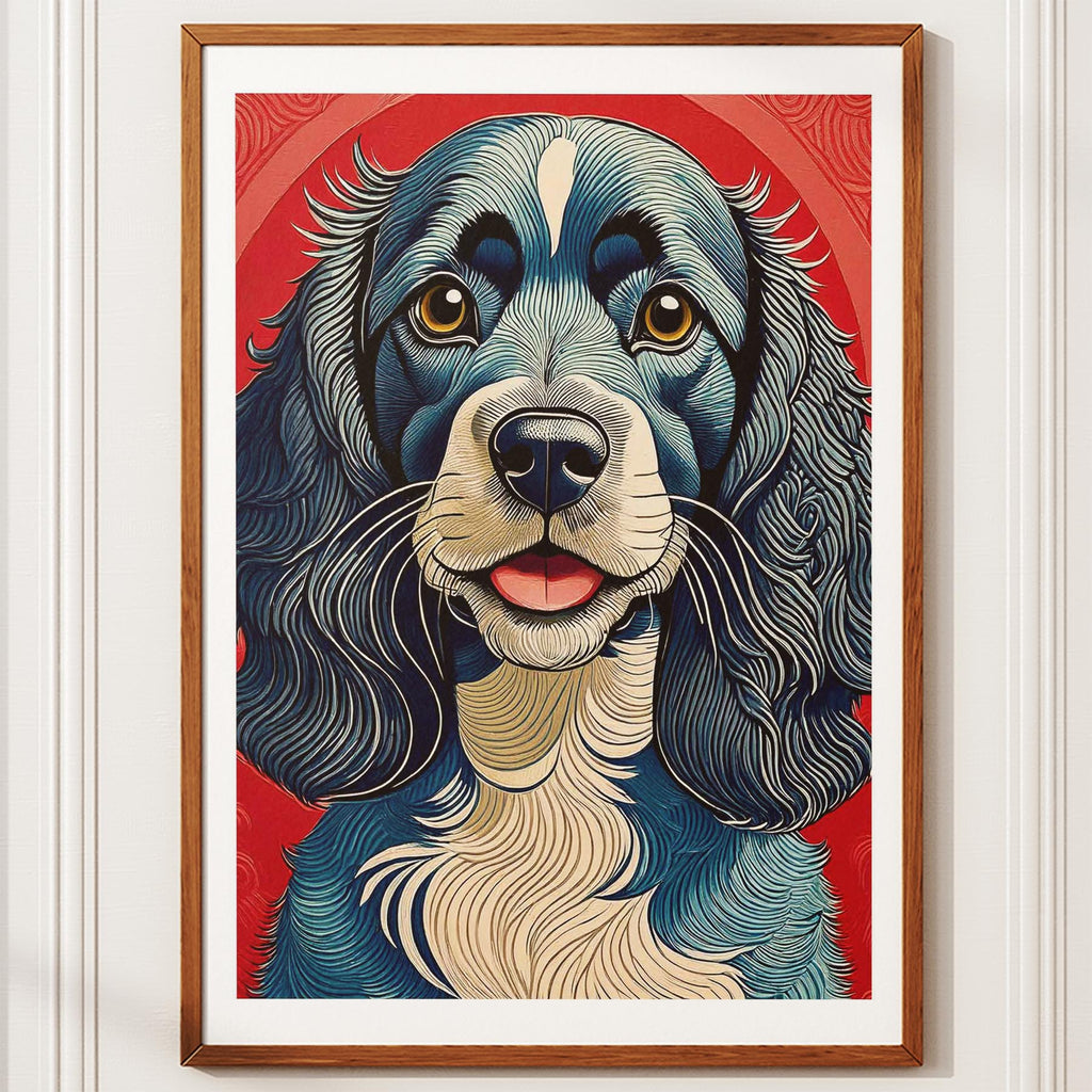 Cocker Spaniel Hokusai Japanese Inspired Dog Series image 10
