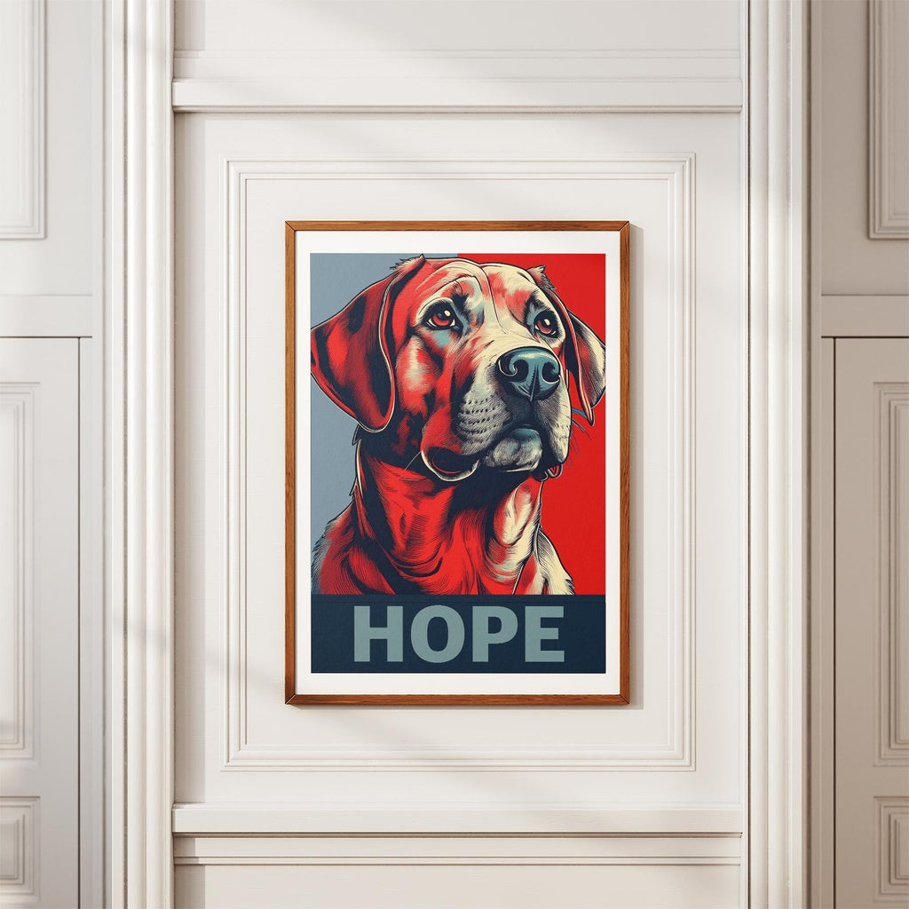Labrador Retriever HOPE Series Inspired by the Obama Poster image 3