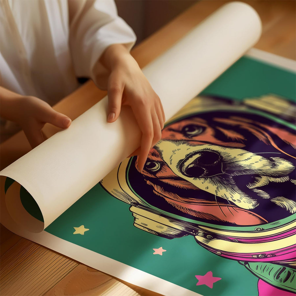 Basset Hound Space Dogs Series image 1