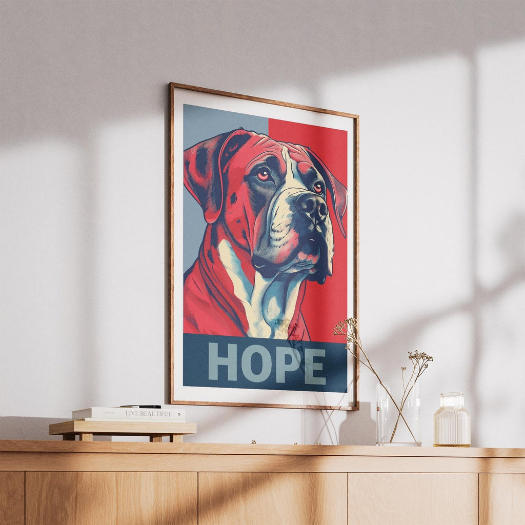 Dogue de Bordeaux HOPE Series Inspired by the Obama Poster image 5