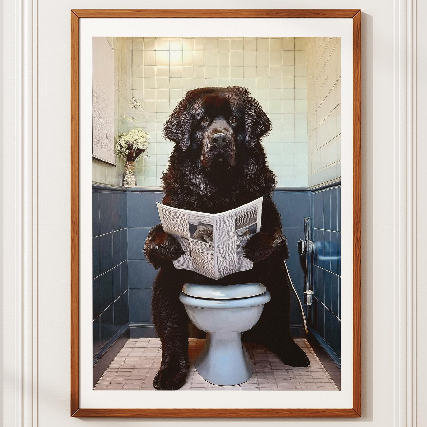 Newfoundland Toilet Humour Dog Series 1 image 10