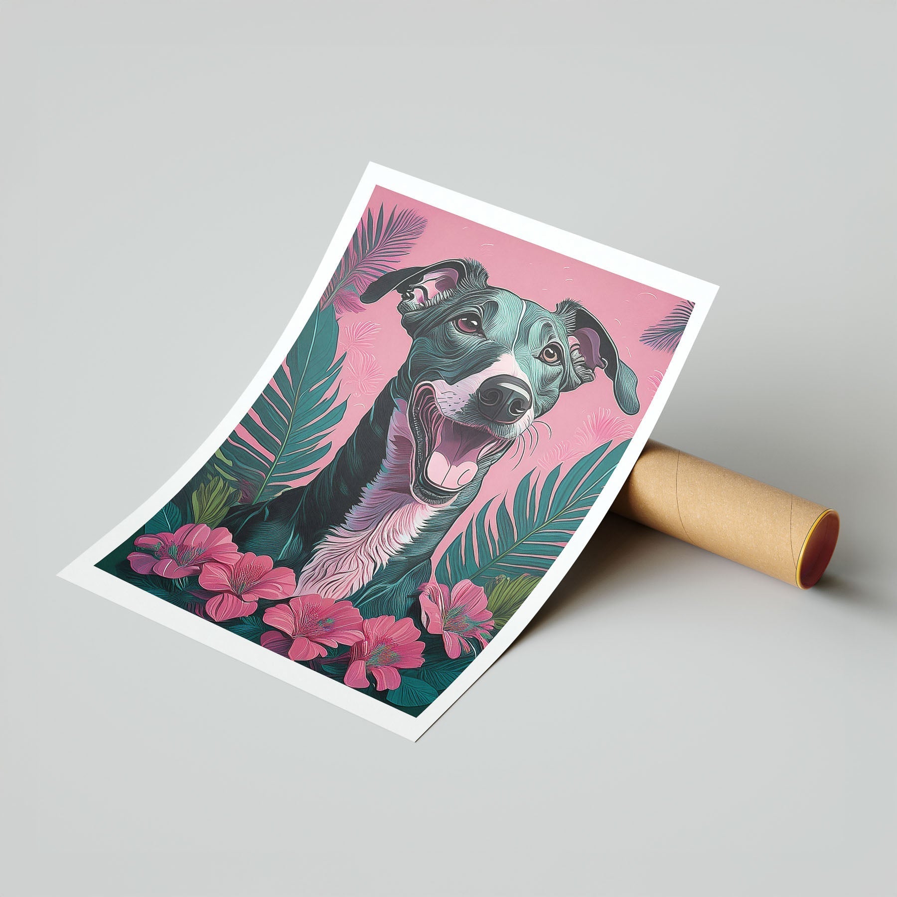 Greyhound Flowery Dog image 7