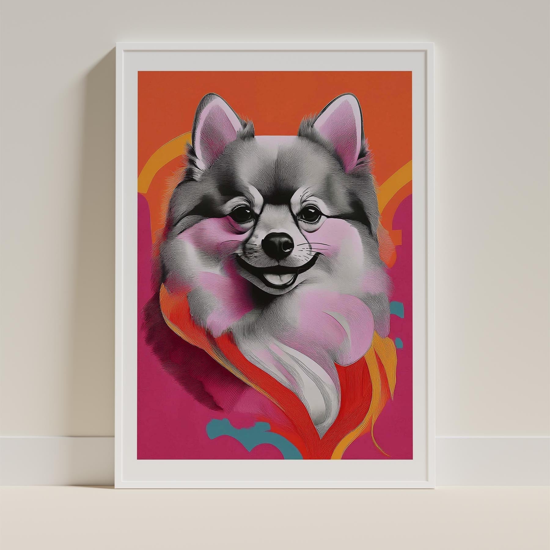 Pomeranian Modern Pop Dog Series image 9