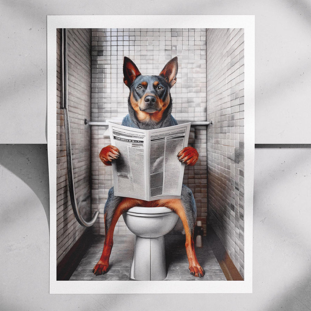 Cattle Dog Toilet Humour Dog Series 1 image 7
