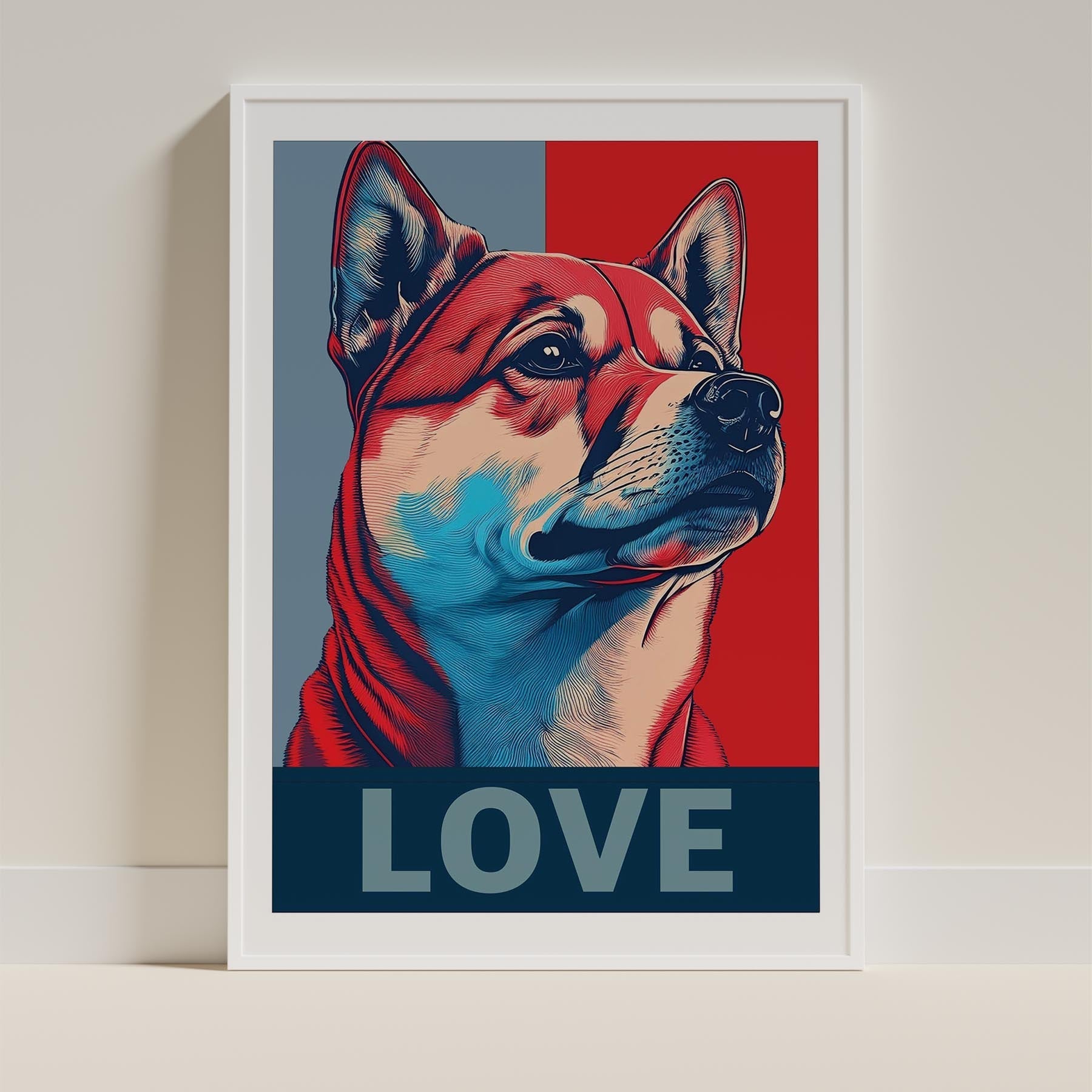 Shiba LOVE Series Inspired by the Obama Poster image 9