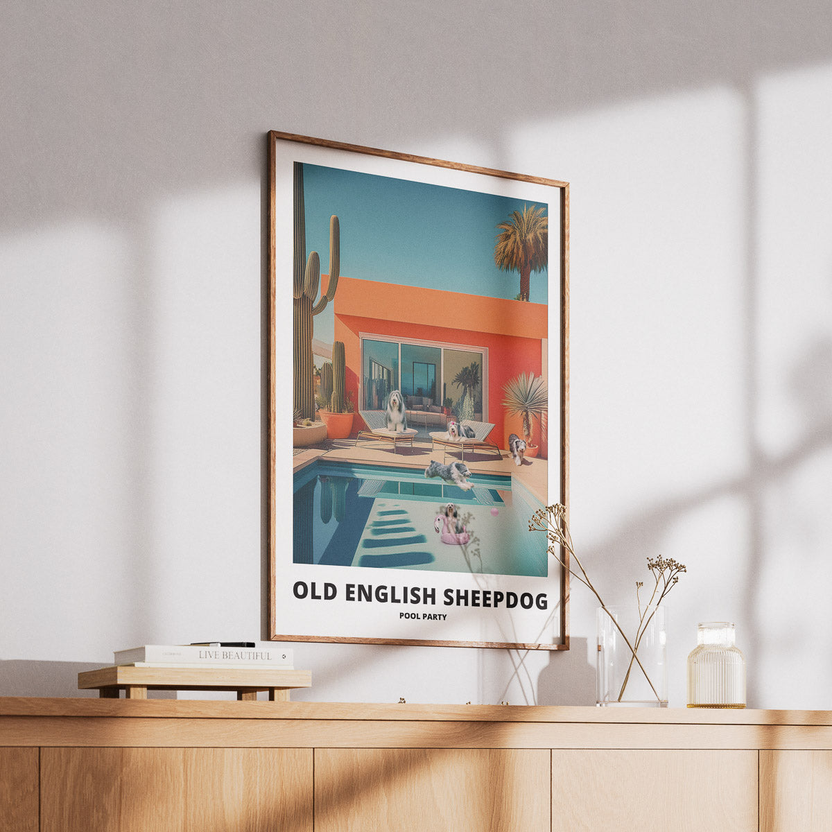 Old English Sheepdog Pool Party image 6