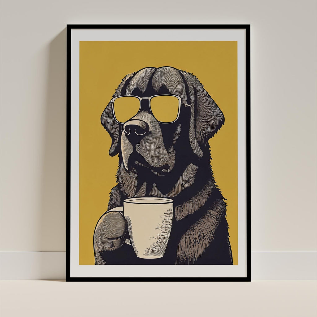 Newfoundland Chillin Coffee Dog image 11