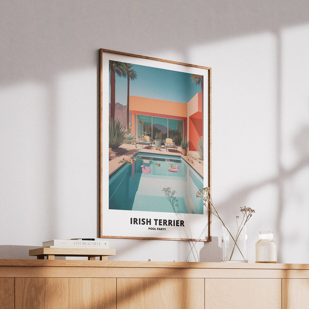 Irish Terrier Pool Party image 6