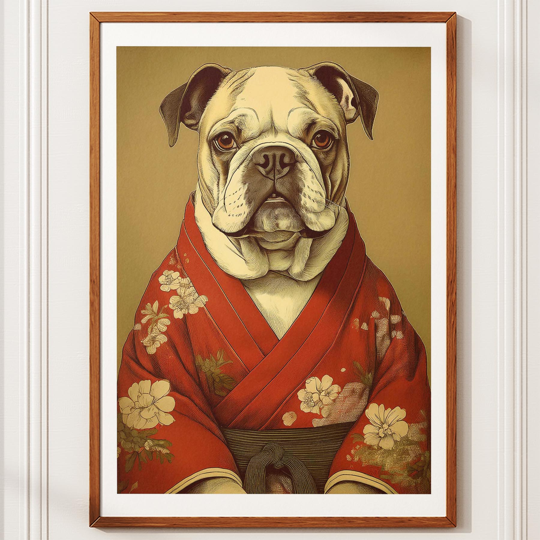 Bulldog Japanse Kimono Dog Series image 10