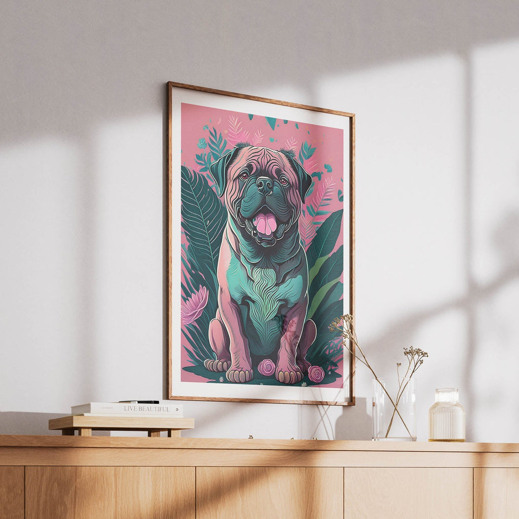 Bullmastiff Flowery Dog image 6