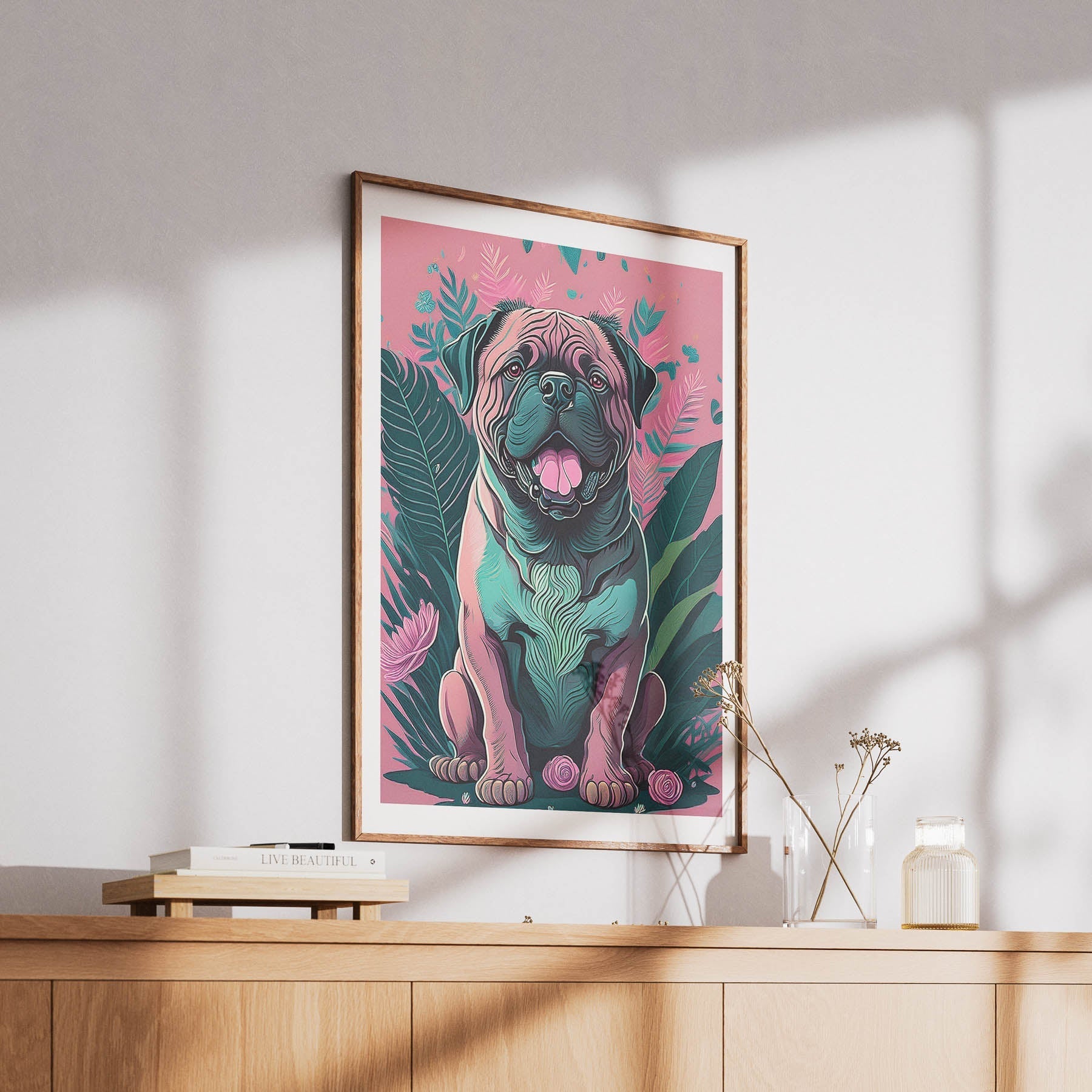 Bullmastiff Flowery Dog image 6