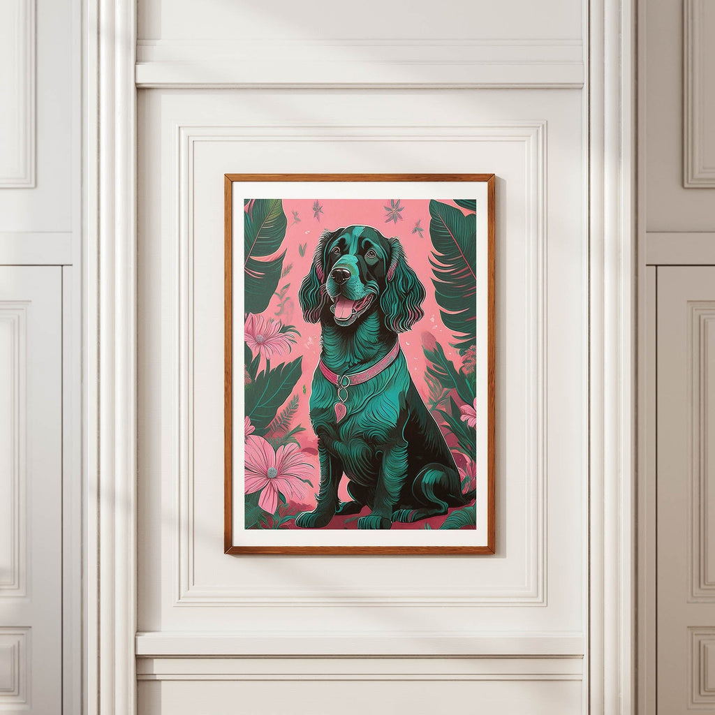 Irish Setter Flowery Dog image 3