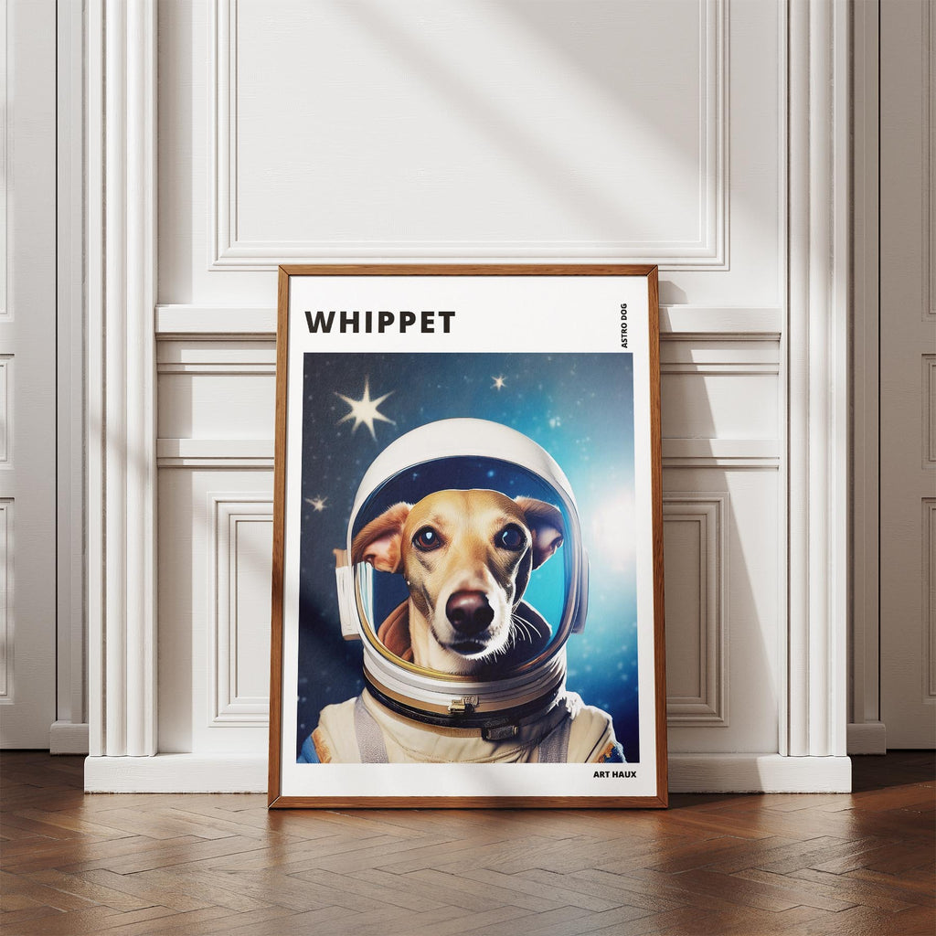 Whippet Astronaut Dog Series with Text Astro Dog image 4