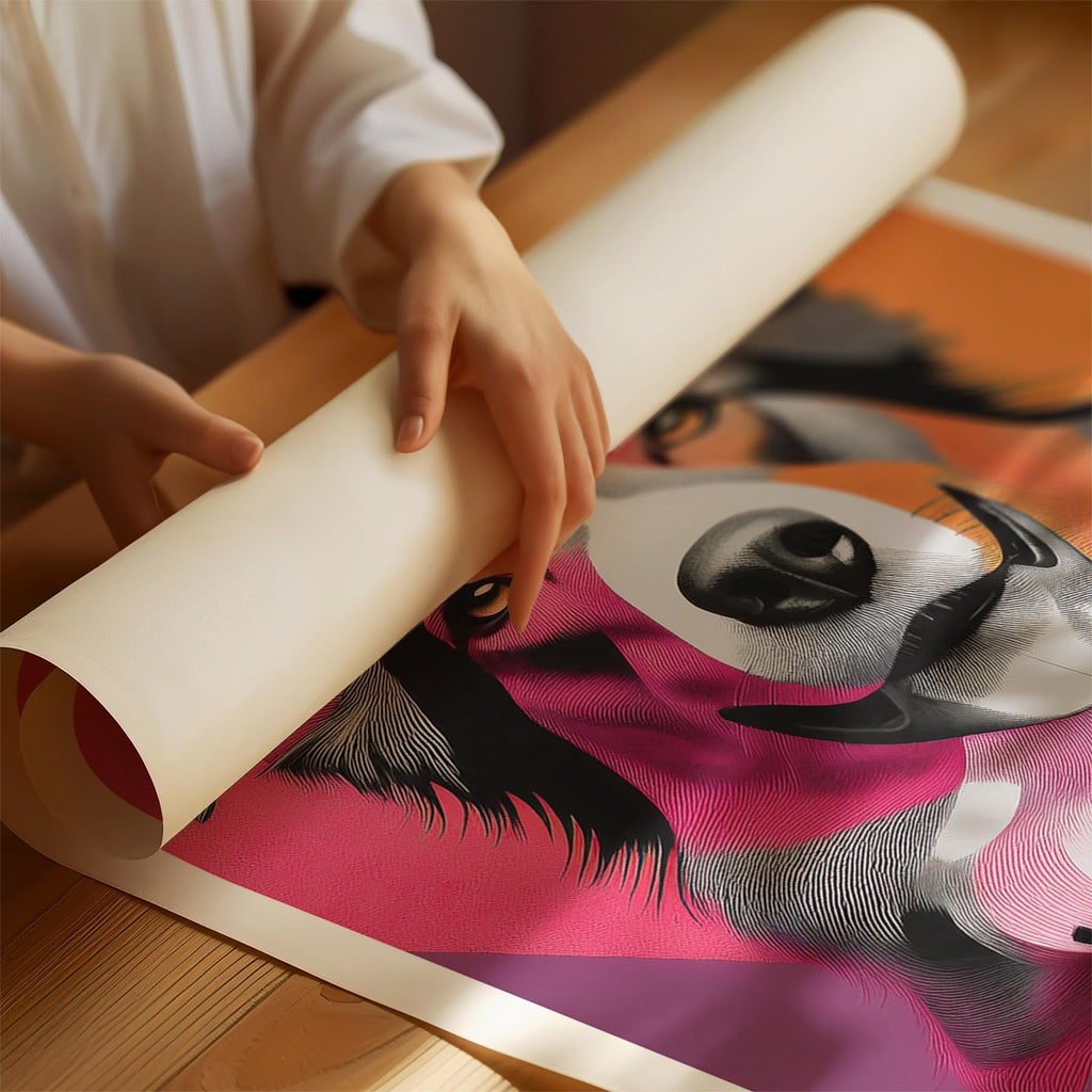 Border Collie Modern Pop Dog Series image 1