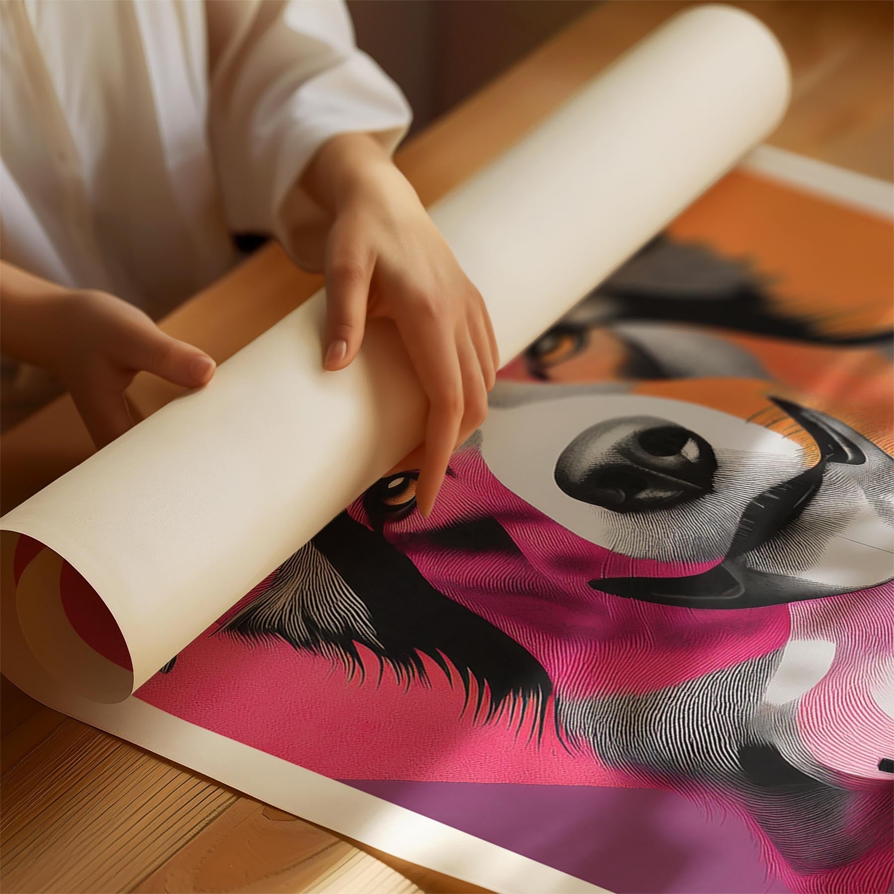 Border Collie Modern Pop Dog Series image 1