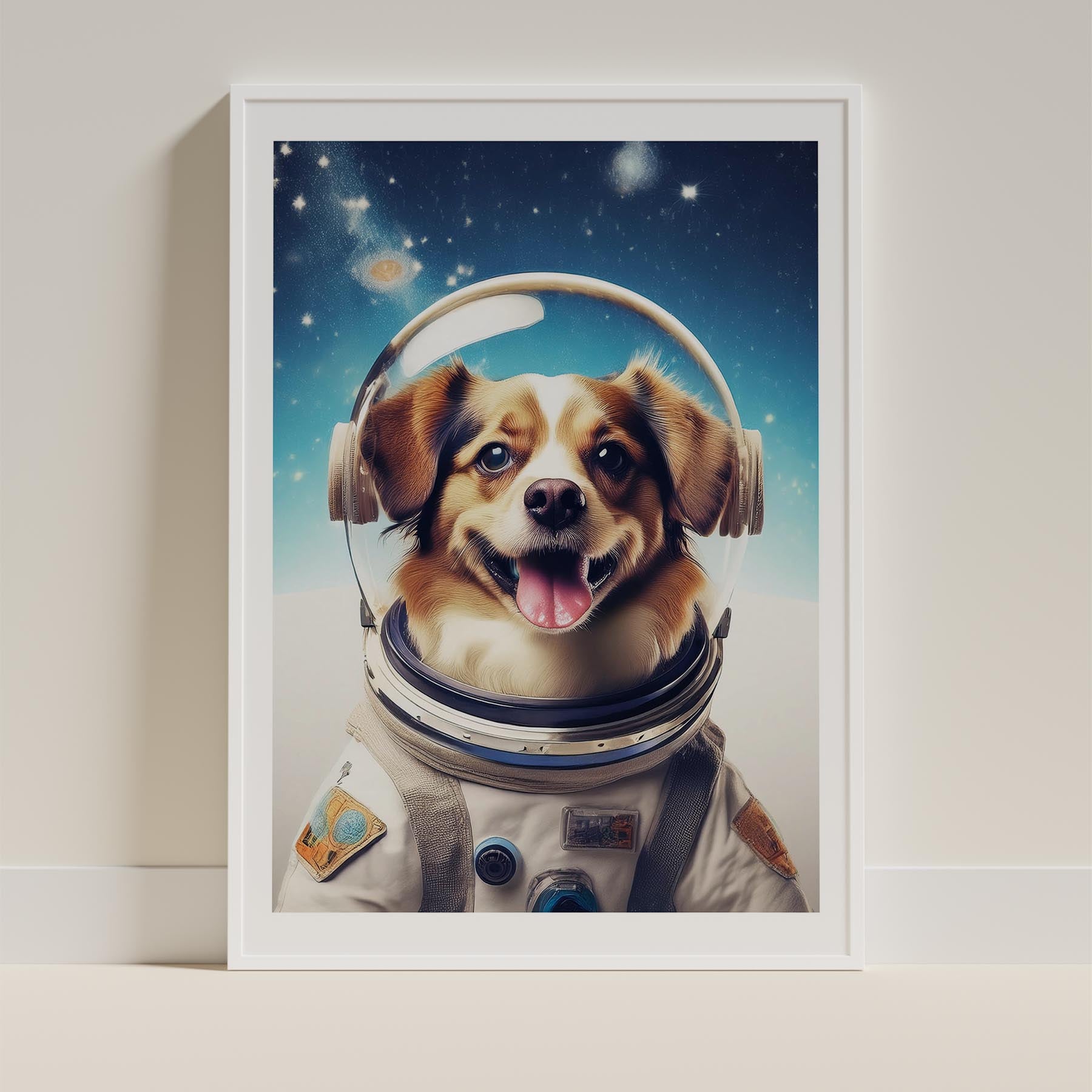 Papillon Astronaut Dog Series image 9