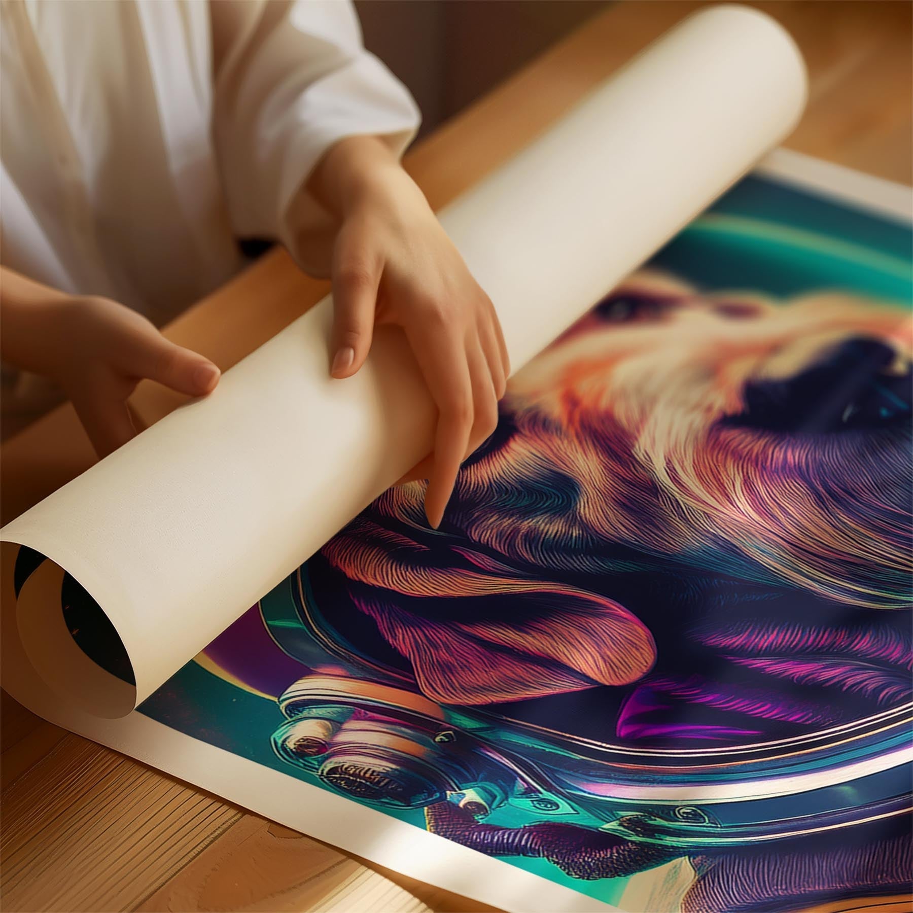 Irish Wolfhound Space Dogs Series image 1