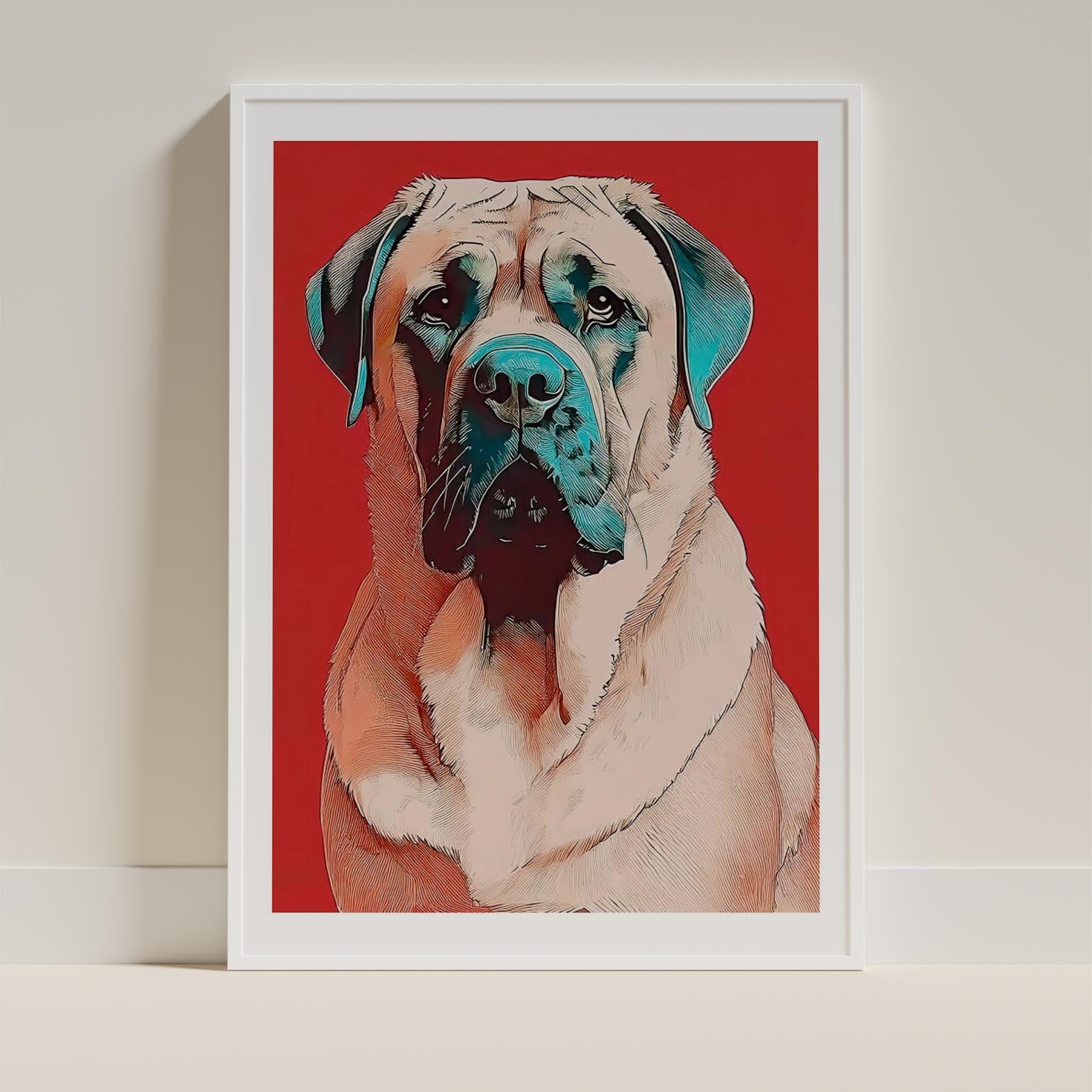 Mastiff Red Dog Series image 9