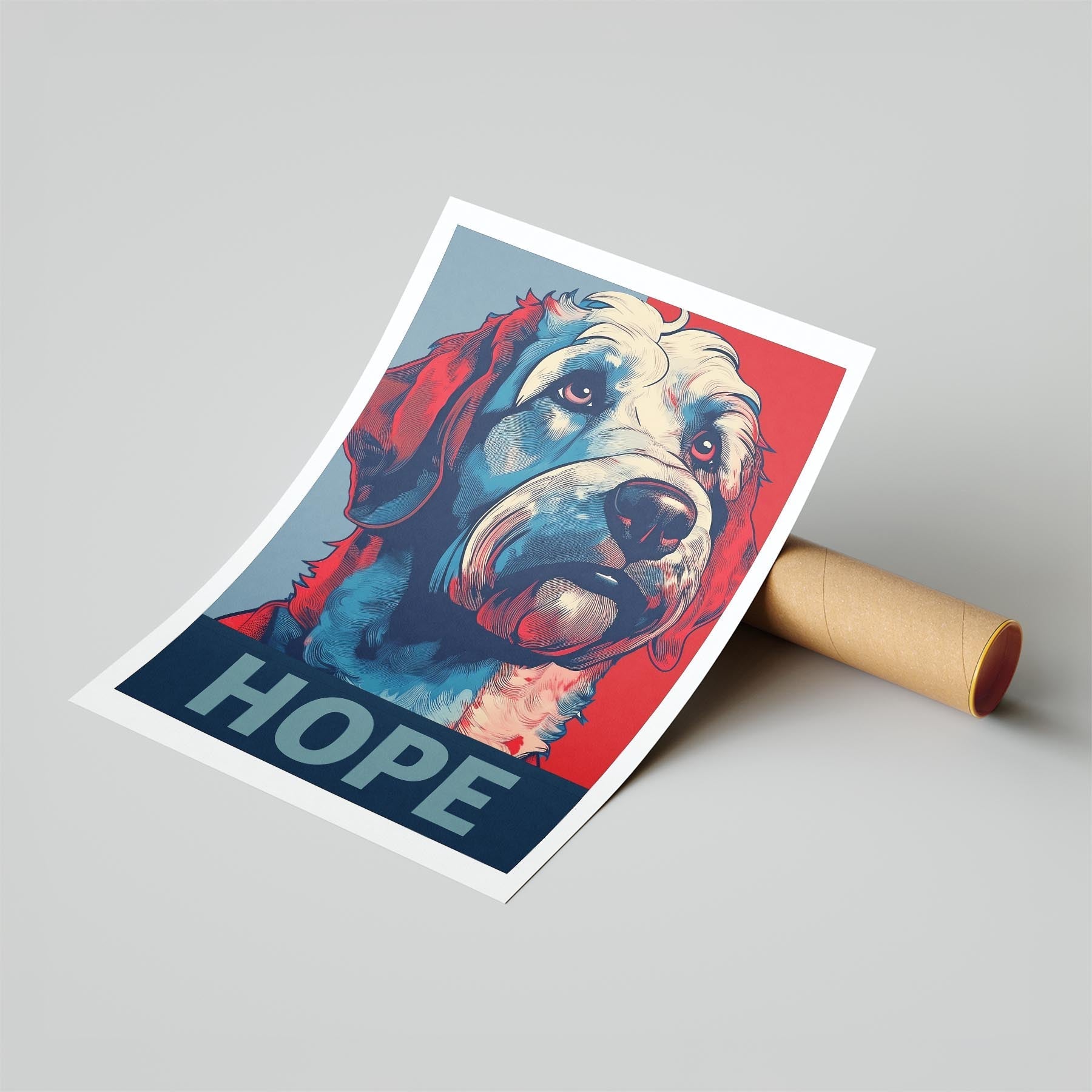 Cobberdog HOPE Series Inspired by the Obama Poster image 6