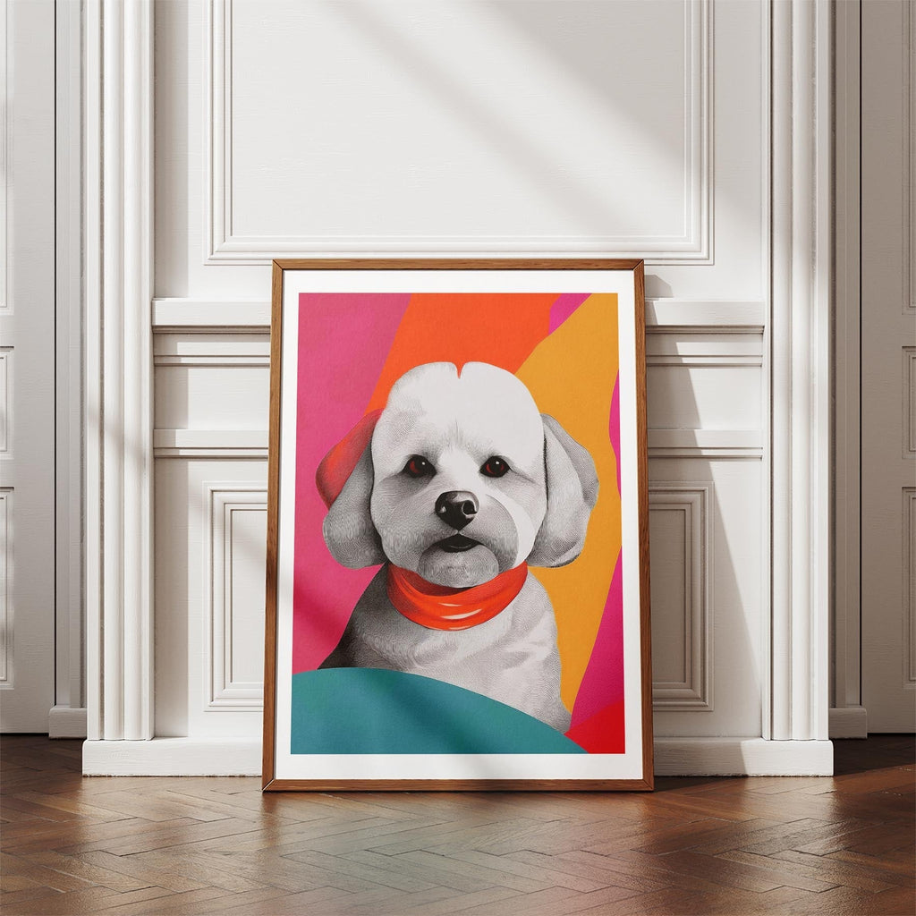 Bichon Frise Modern Pop Dog Series image 4