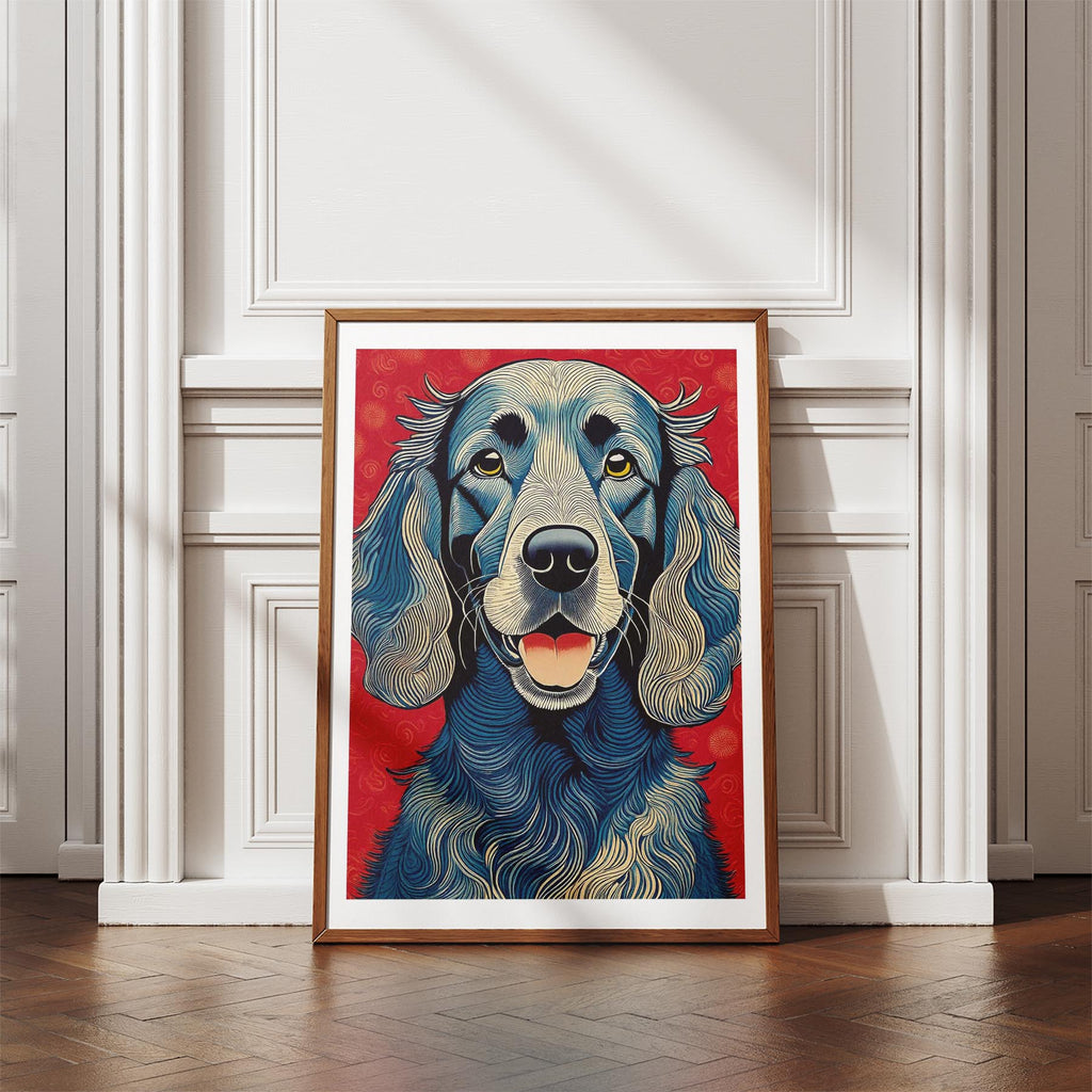 Irish Setter Hokusai Japanese Inspired Dog Series image 4