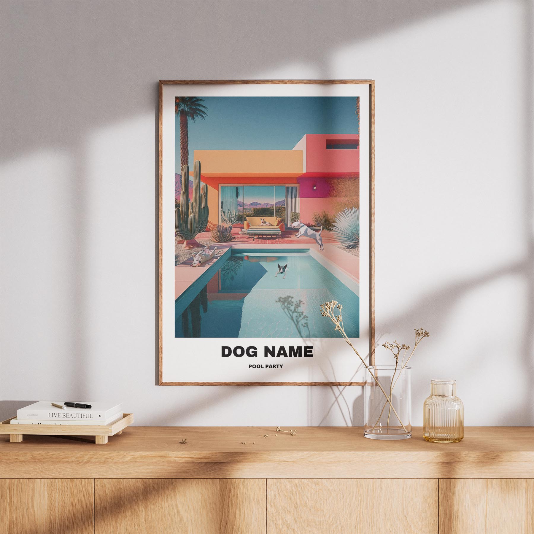 Bull Terrier Custom Pool Party WITH TEXT image 8