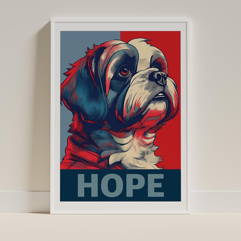 Shih Tzu HOPE Series Inspired by the Obama Poster image 9