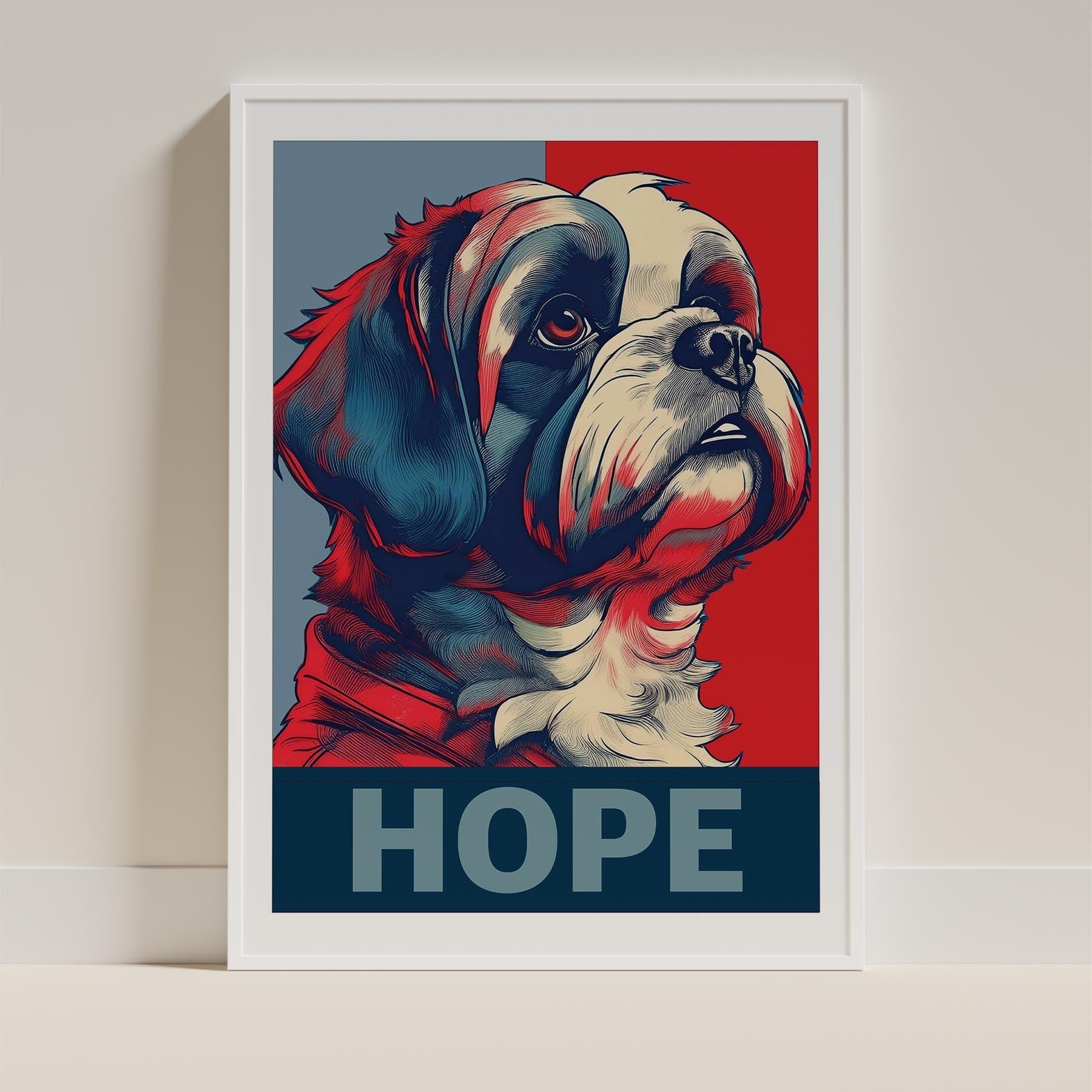 Shih Tzu HOPE Series Inspired by the Obama Poster image 9