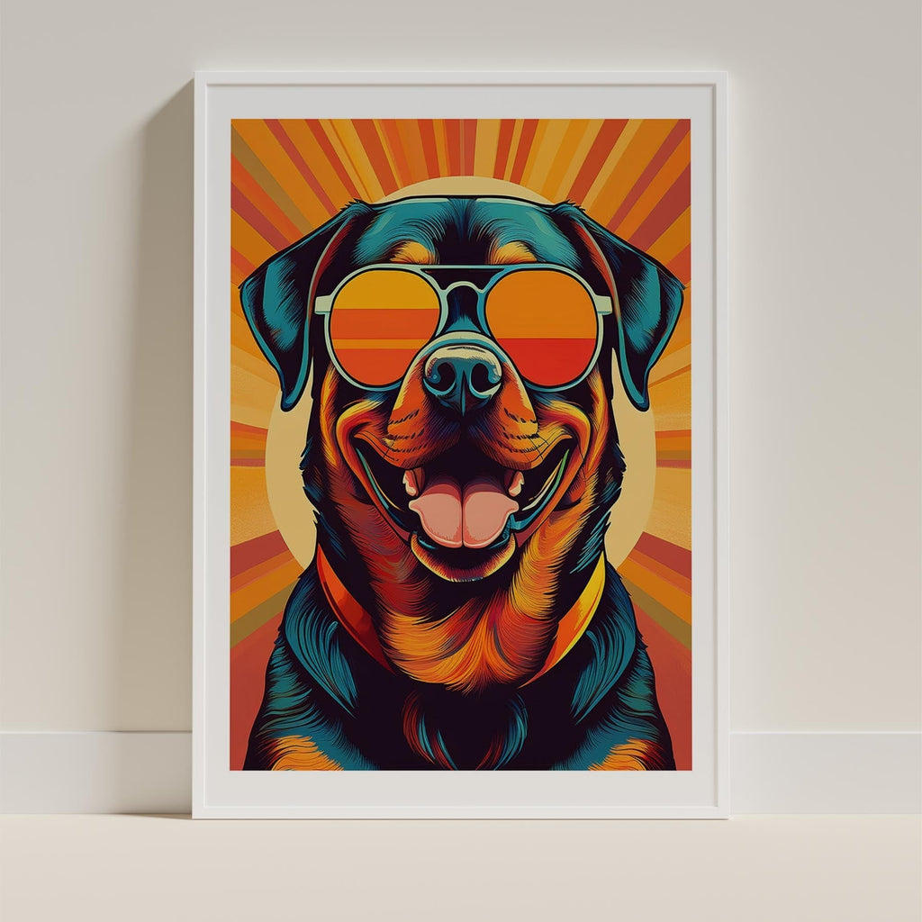 Rottweiler In Colourful Sunnies 2 image 9