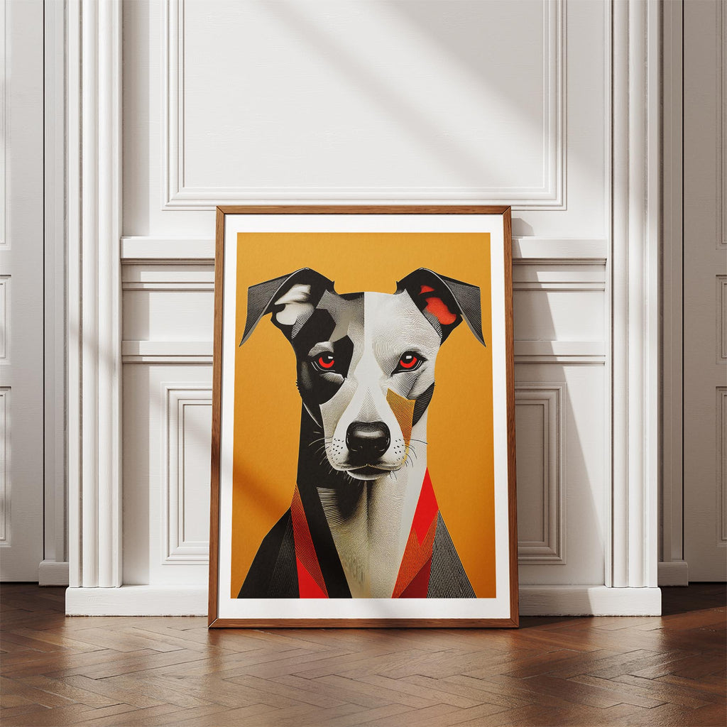 Whippet Geometric Orange Series image 4
