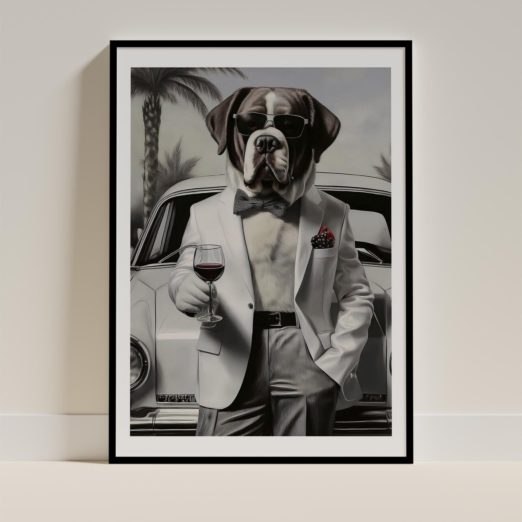 Saint Bernard The Distinguished Gentleman Dog Series image 0