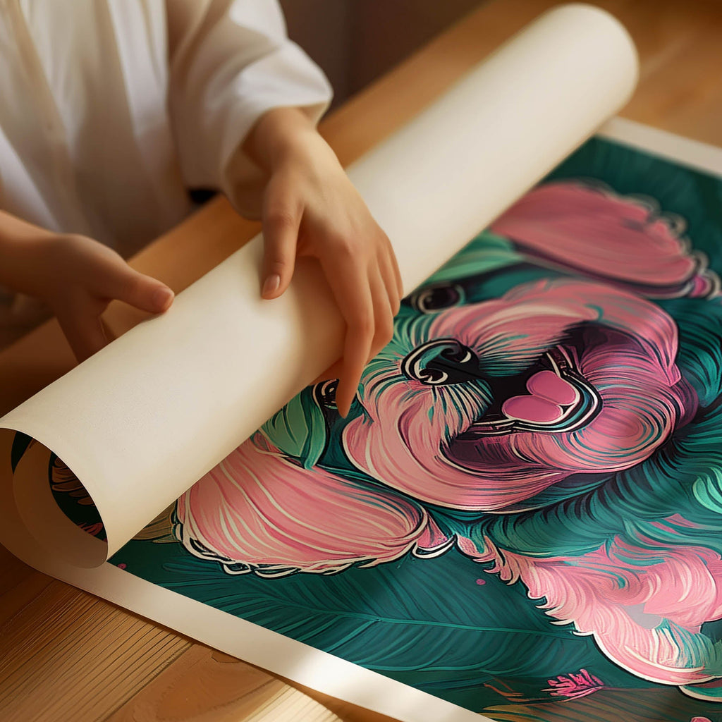 Bichon Frise Flowery Dog image 1