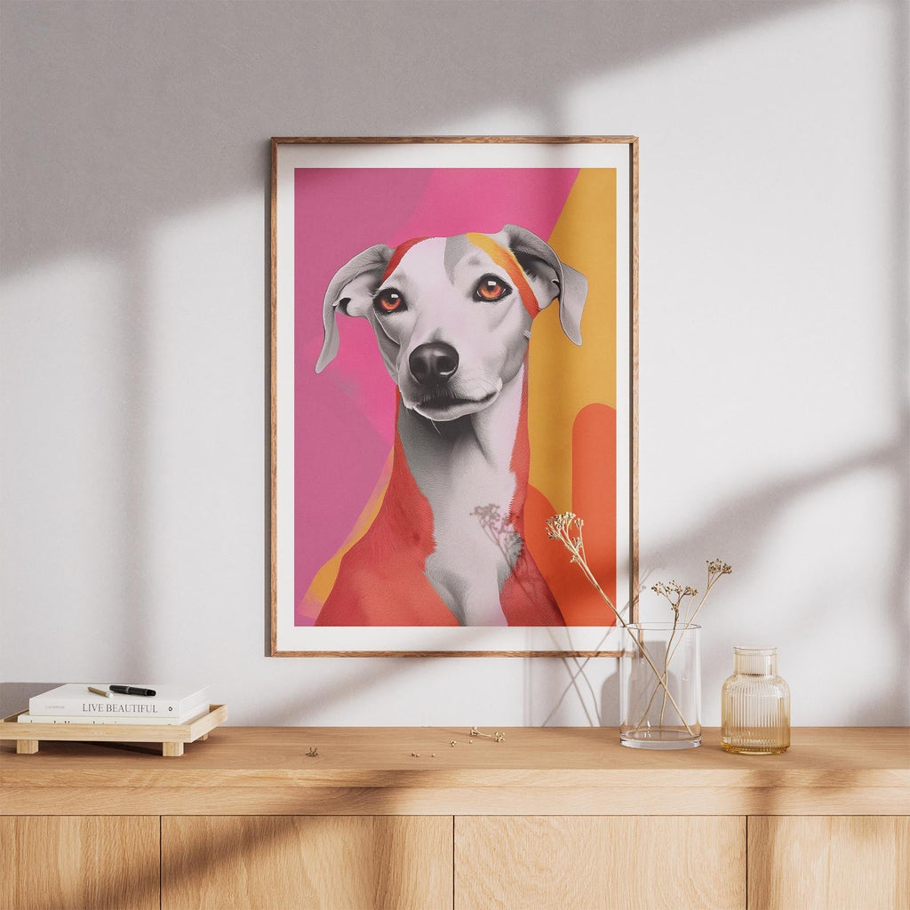 Whippet Modern Pop Dog Series image 8