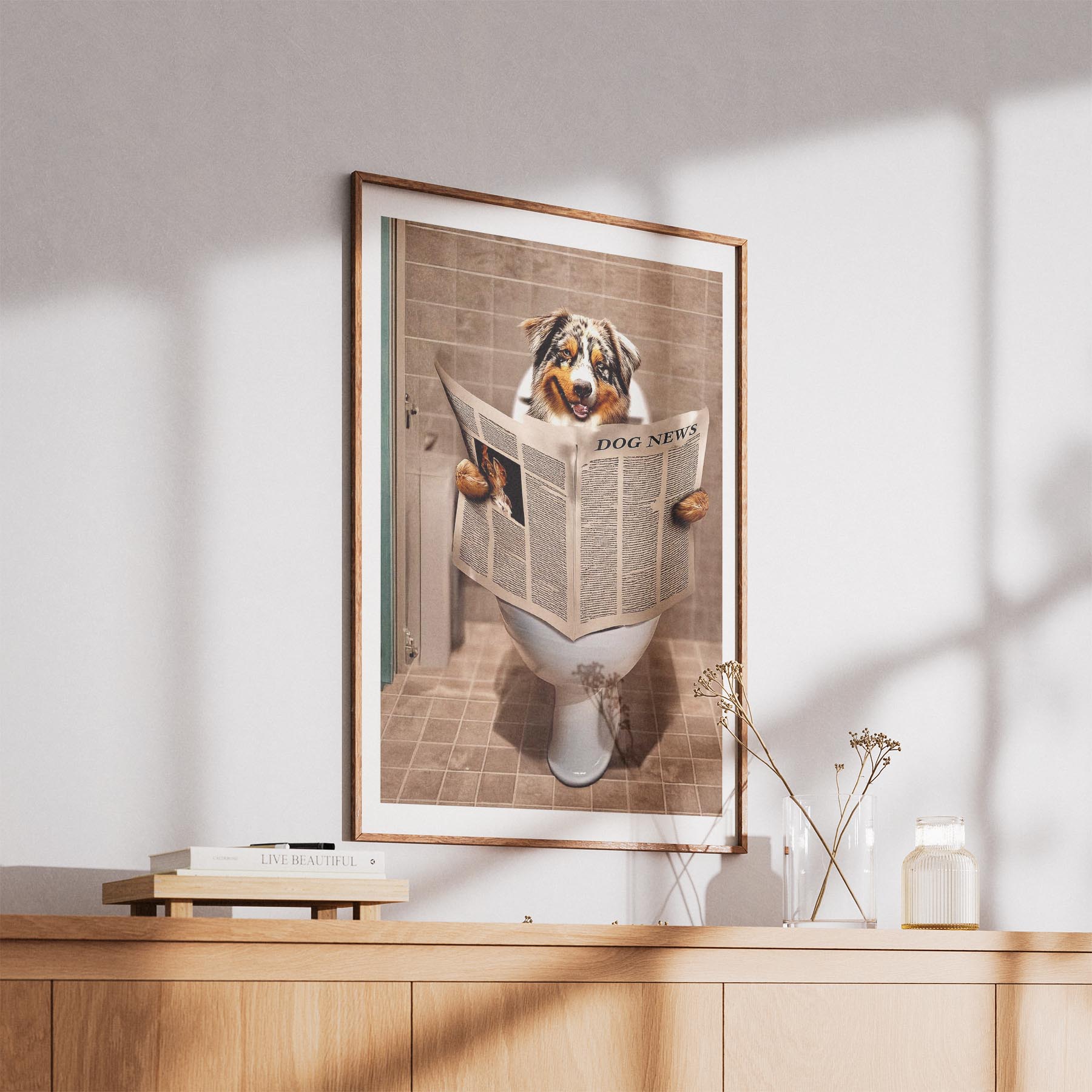 Australian Shepherd Toilet Humour Dog Series 1 image 5