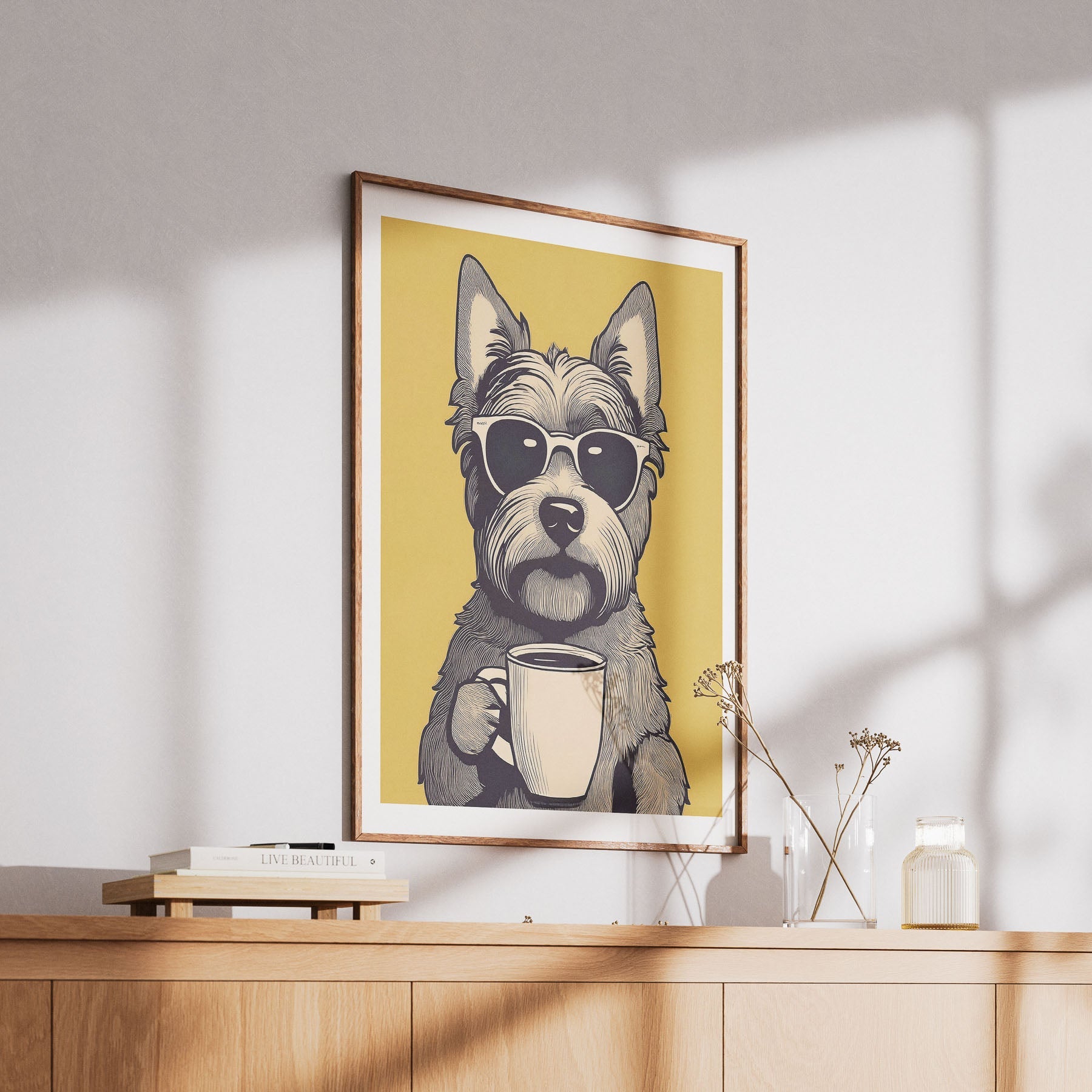 Yorkipoo Chillin Coffee Dog image 6