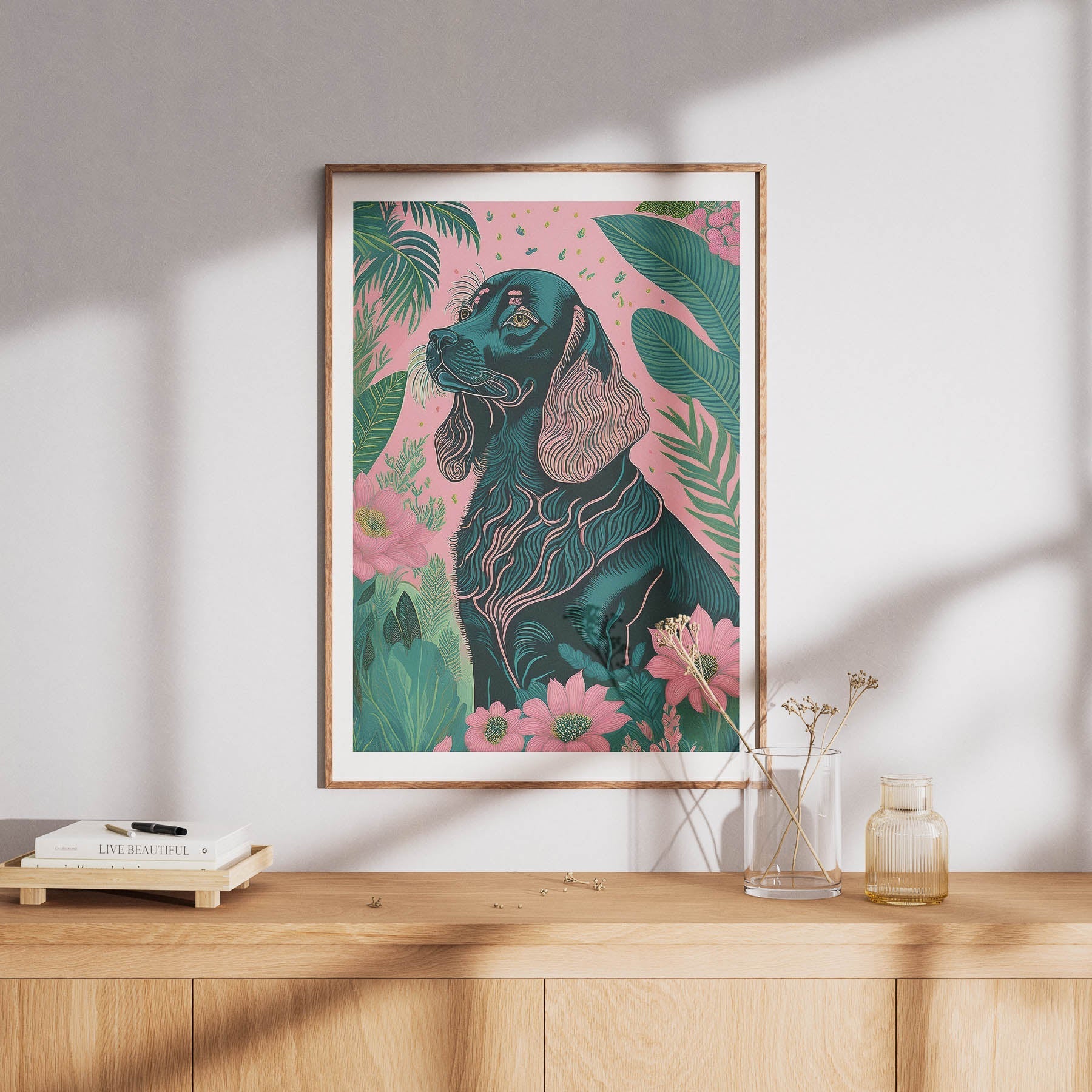 Cocker Spaniel 2 Flowery Dog image 8