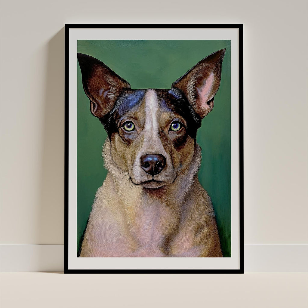 Cattle Dog Green Painted Series image 0