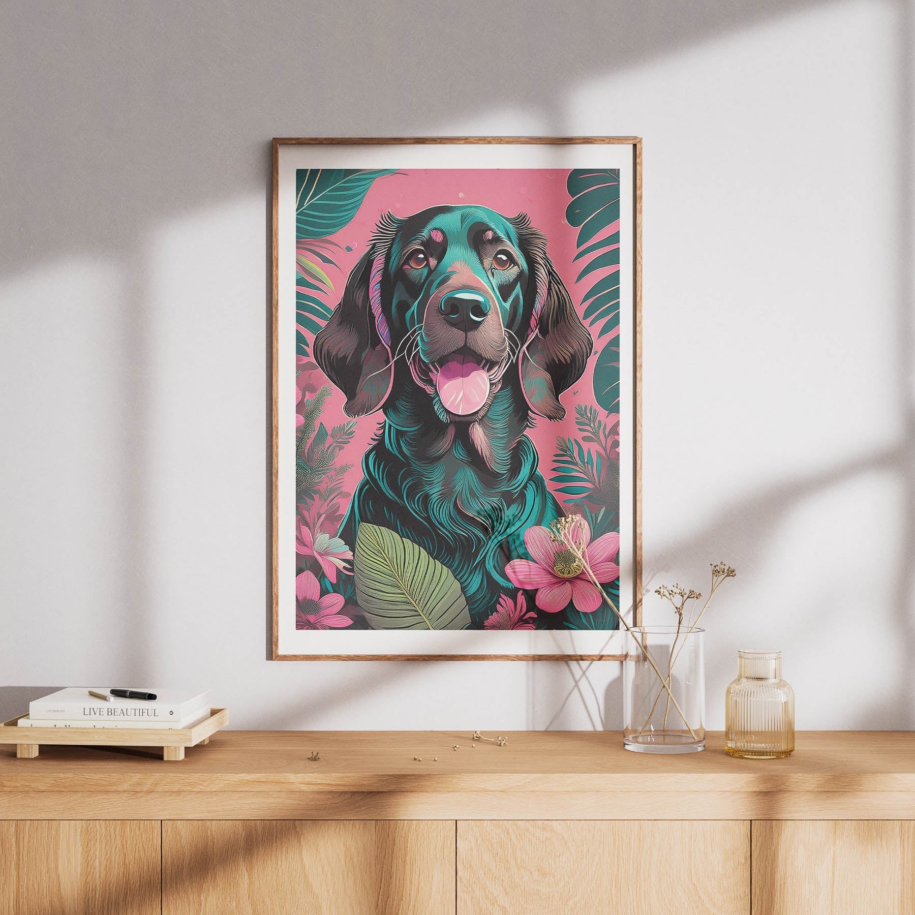 Irish Setter Flowery Dog image 8