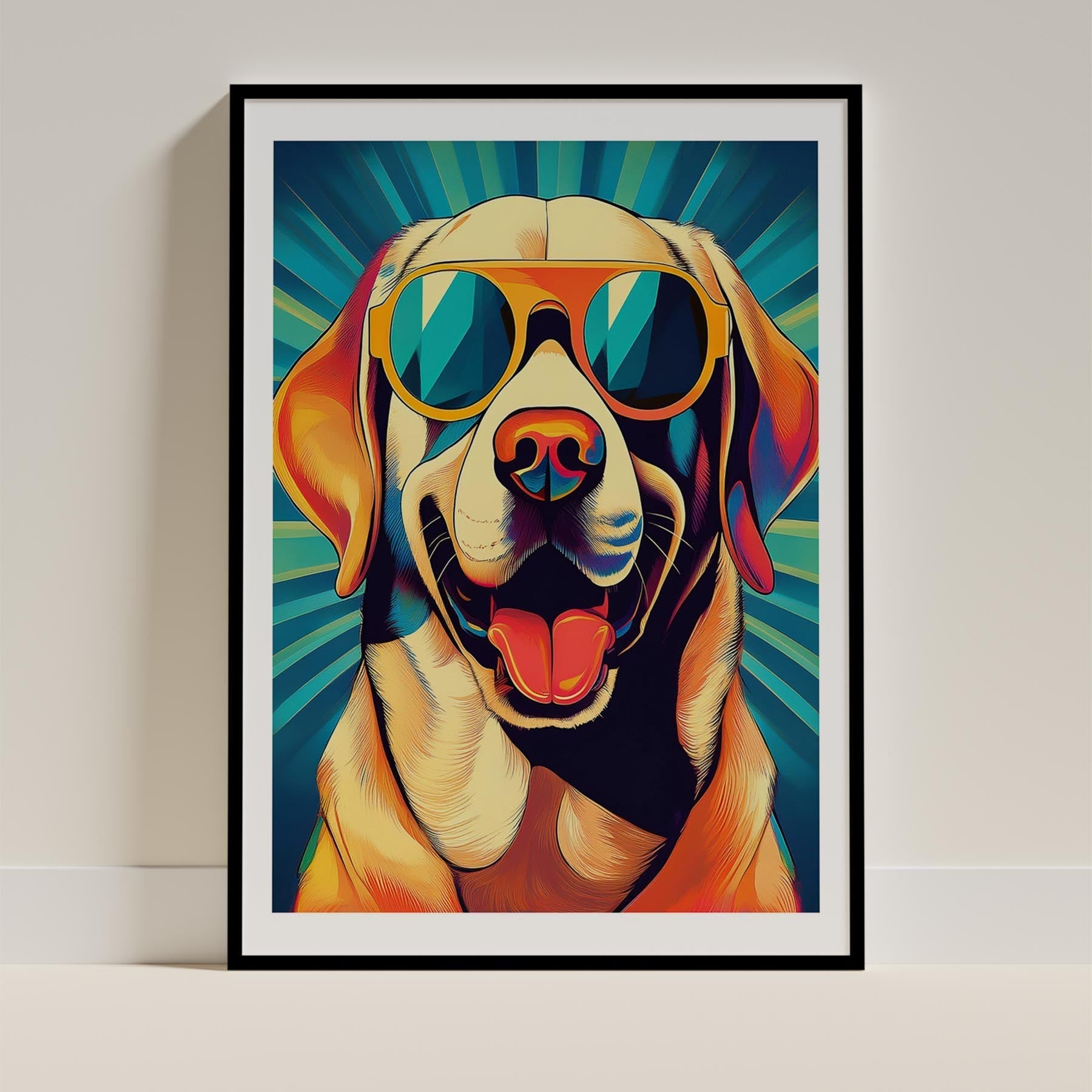 Labrador In Colourful Sunnies 1 image 12