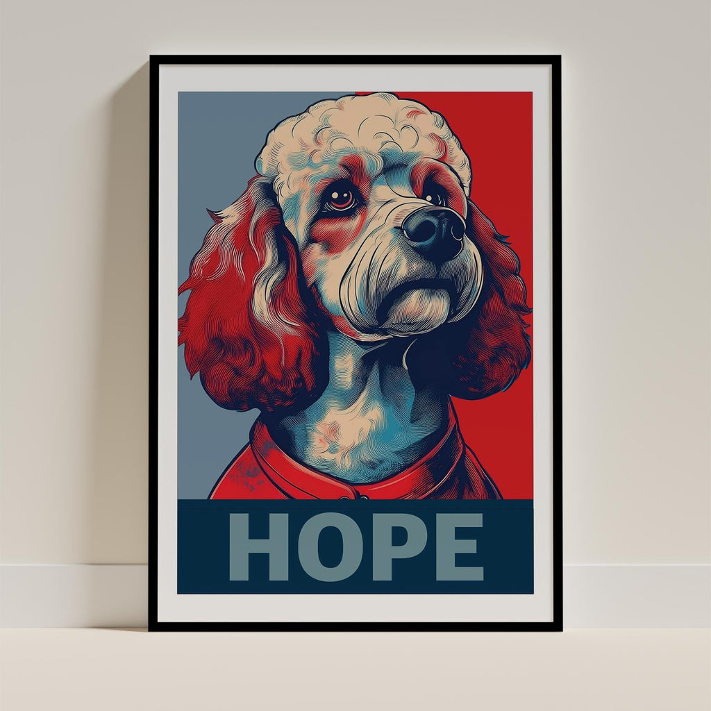 Poodle HOPE Series Inspired by the Obama Poster image 11