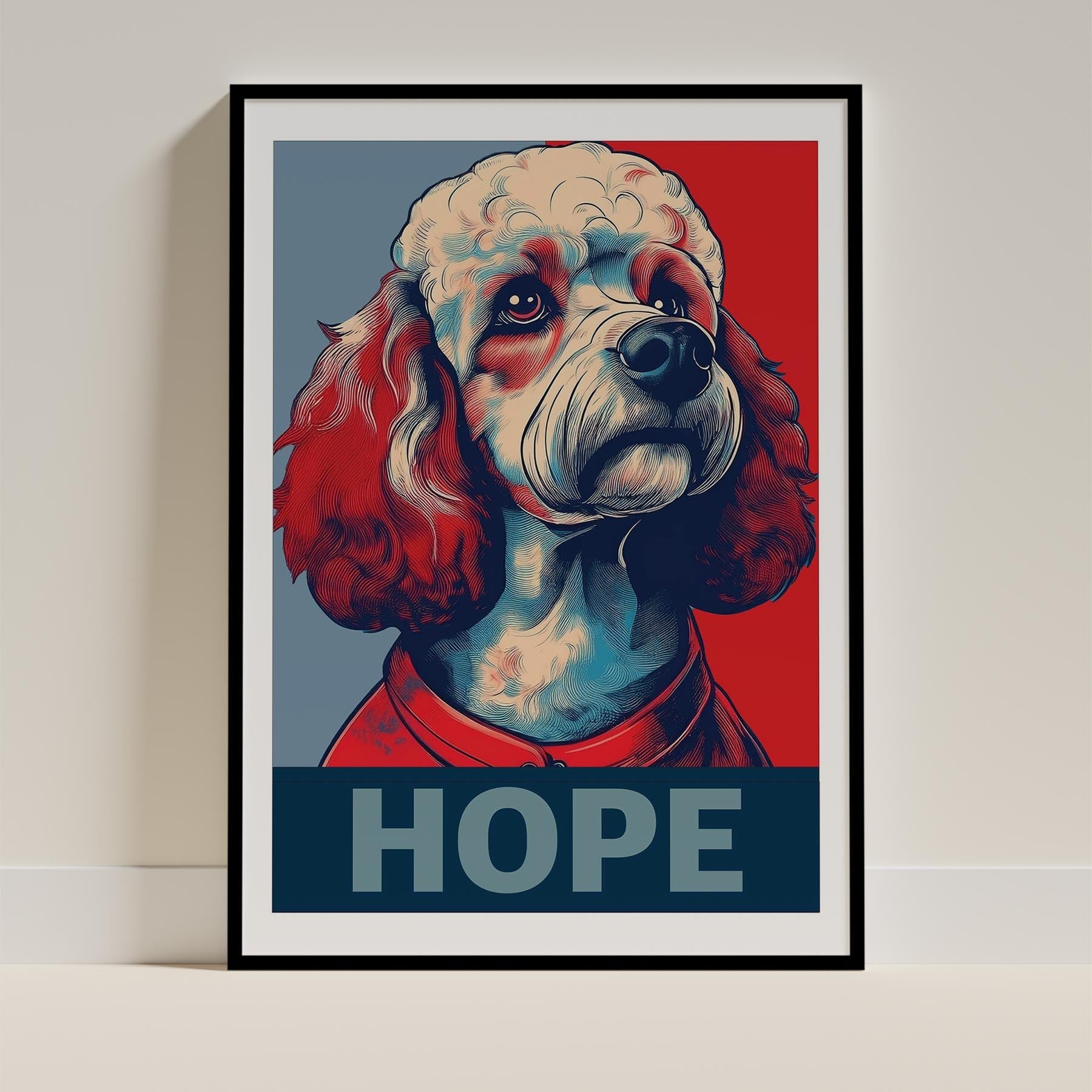 Poodle HOPE Series Inspired by the Obama Poster image 11