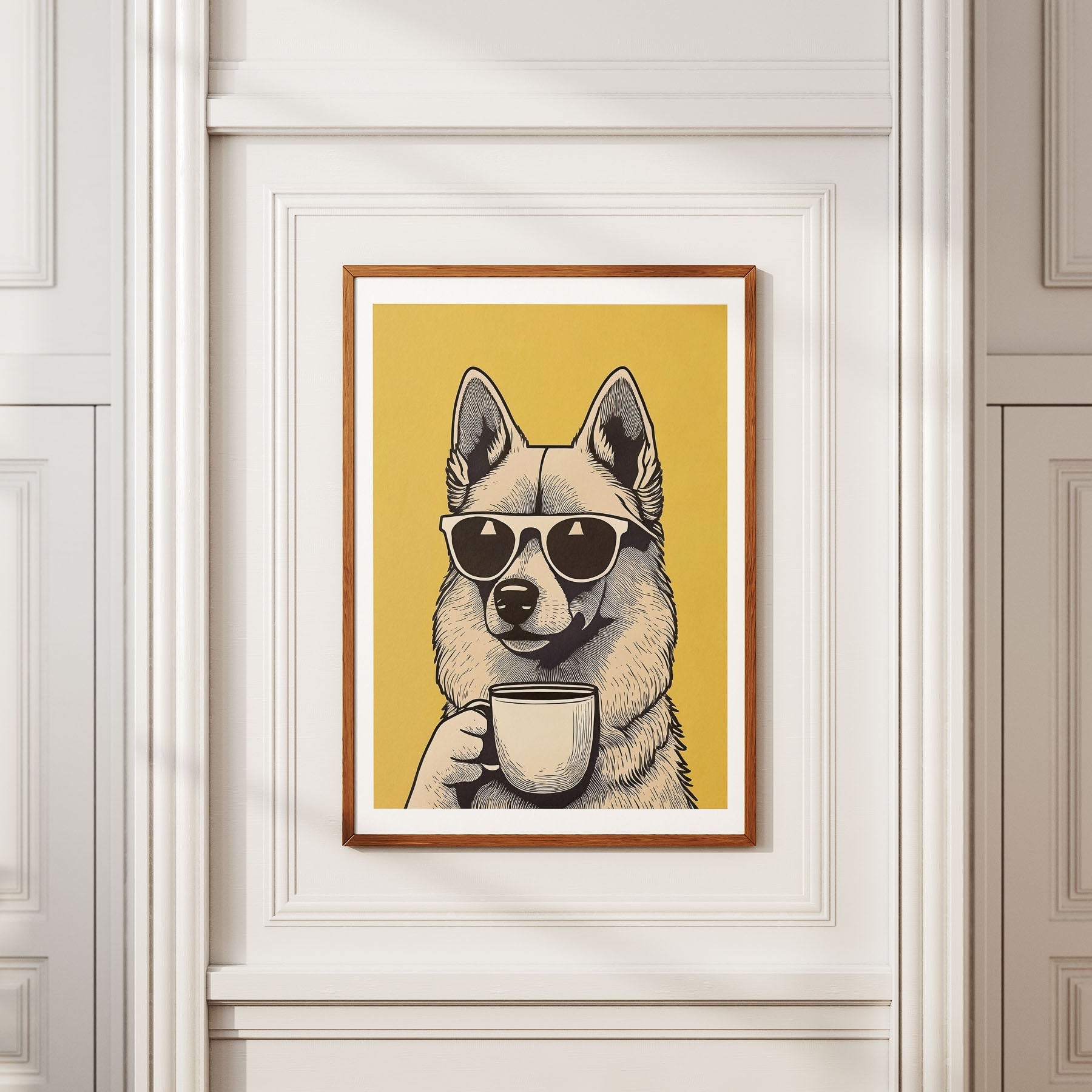 German Spitz Chillin Coffee Dog image 2