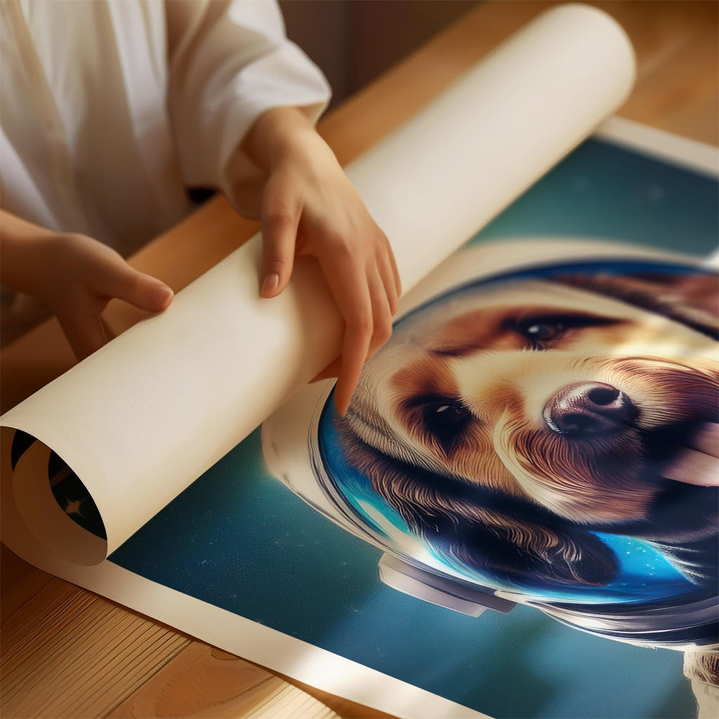 Spanish Water Dog Astronaut Dog Series image 1