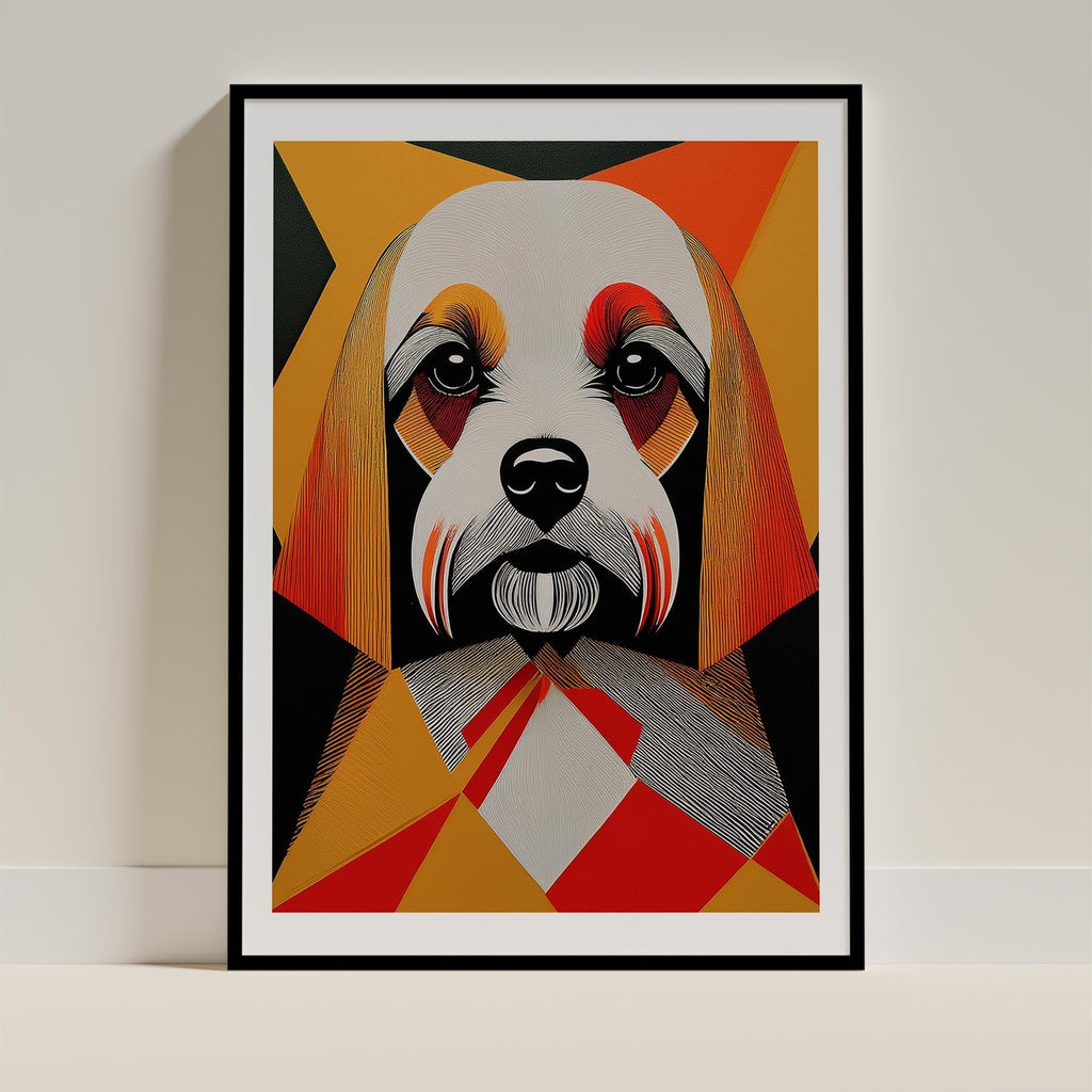 Maltese Geometric Orange Series image 0