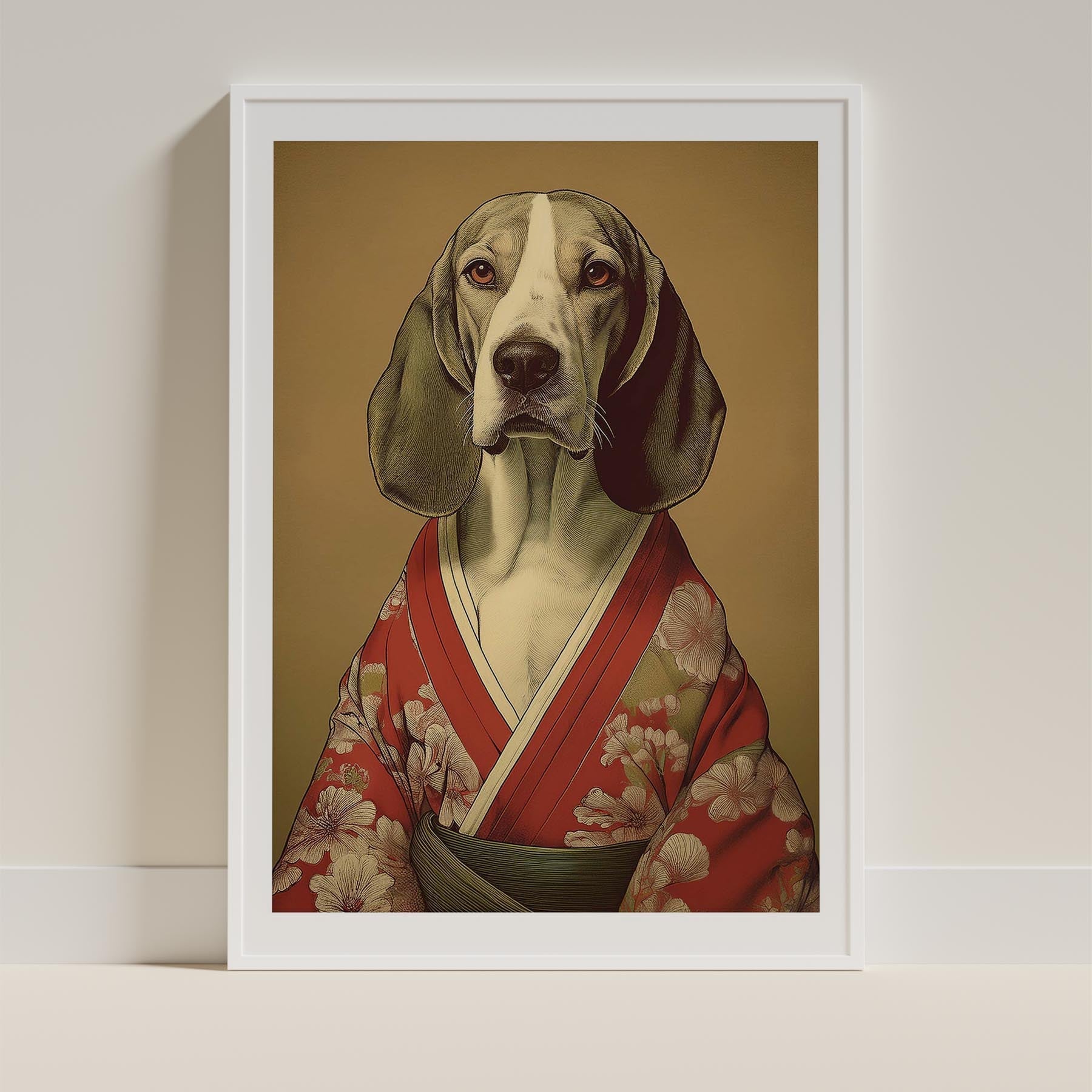 Basset Hound Japanse Kimono Dog Series image 9