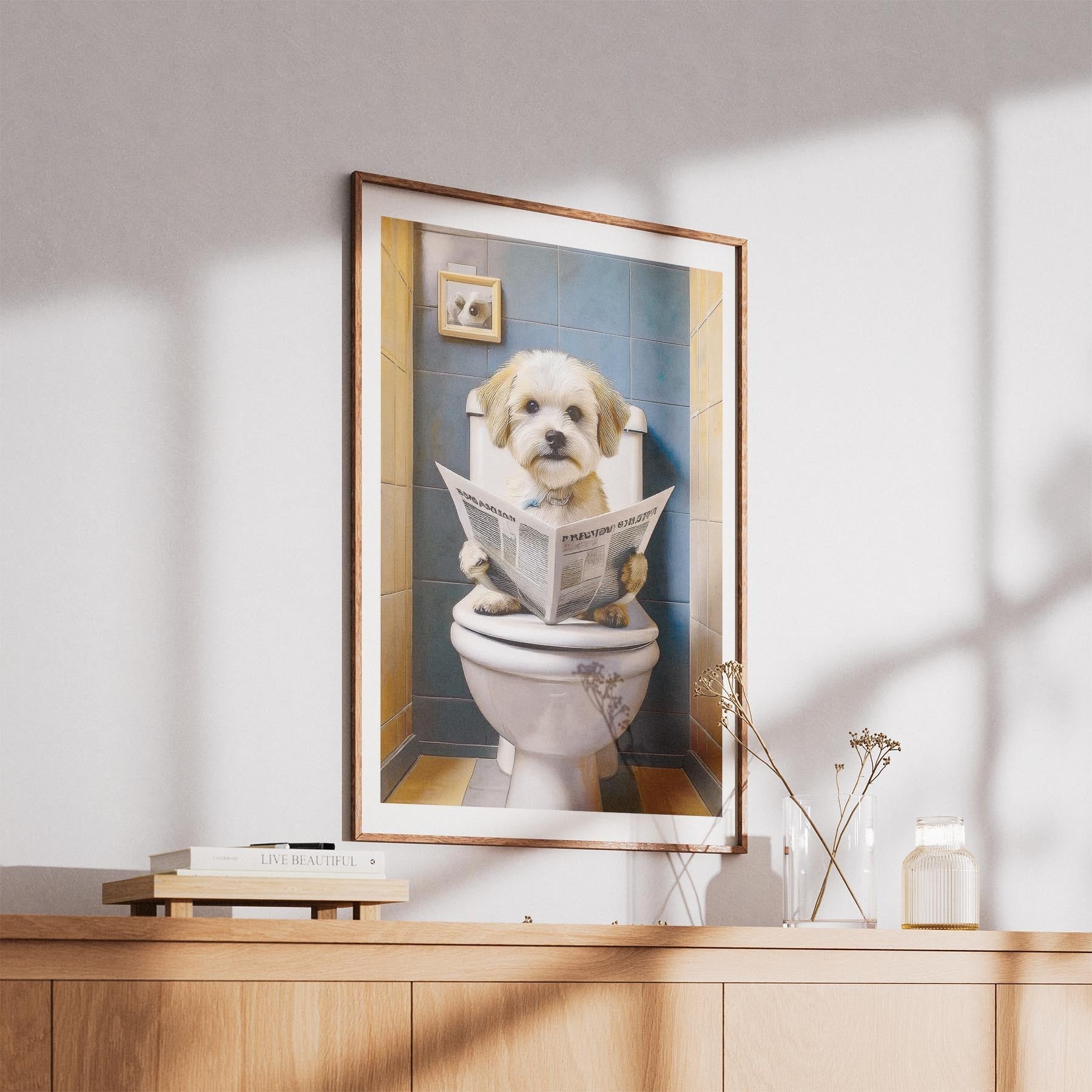 Maltese Toilet Humour Dog Series image 5