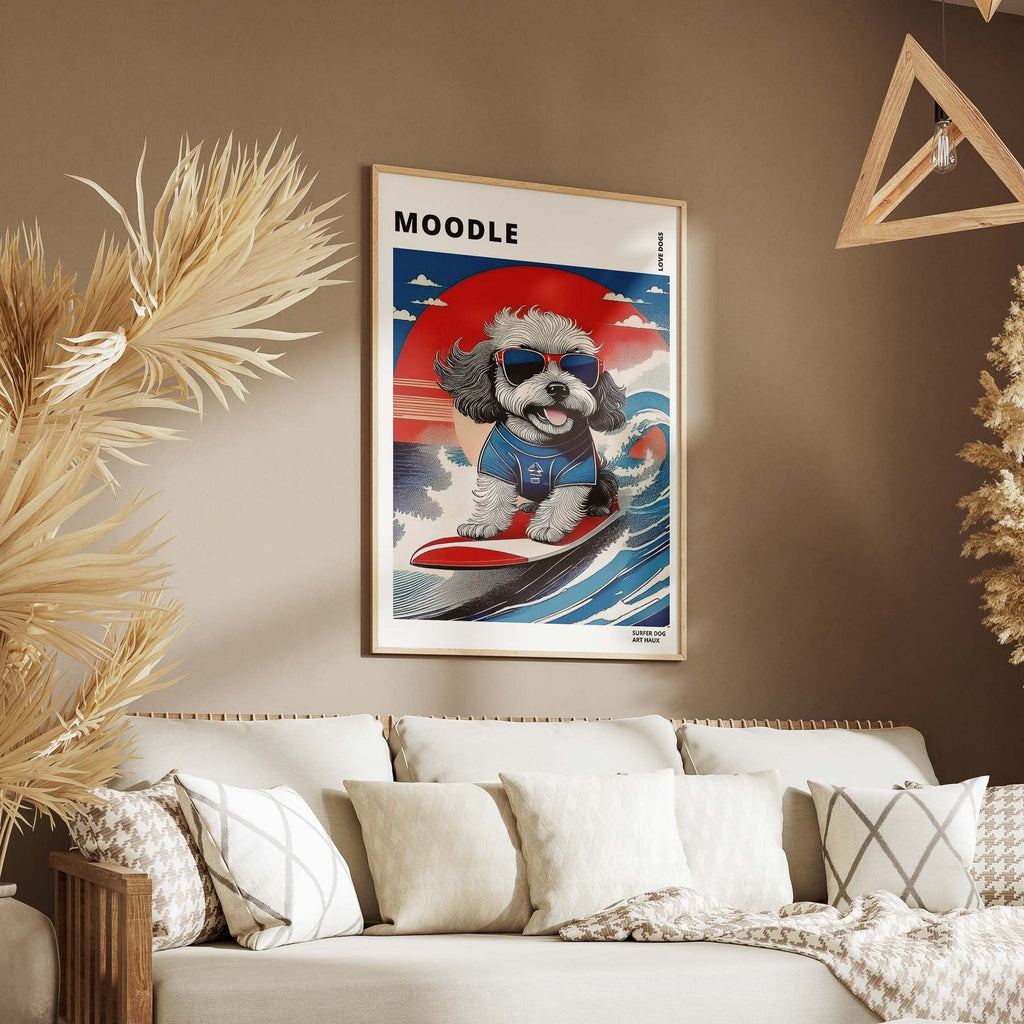 Moodle Hokosai Surfer Dogs 1 image 5