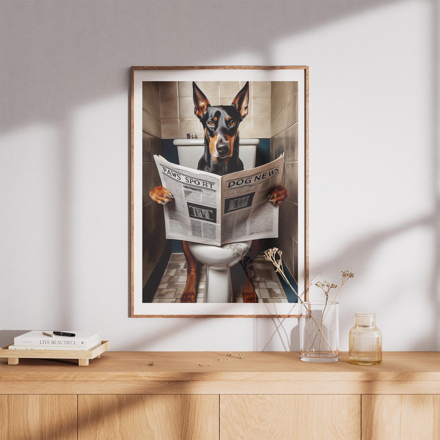 Dobermann Toilet Humour Dog Series 2 image 8