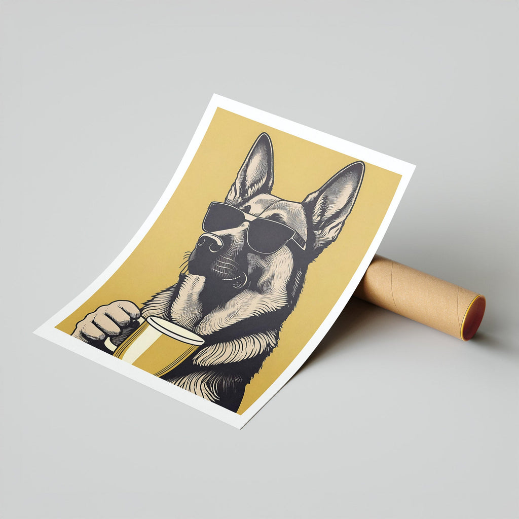 German Shepherd Chillin Coffee Dog image 7