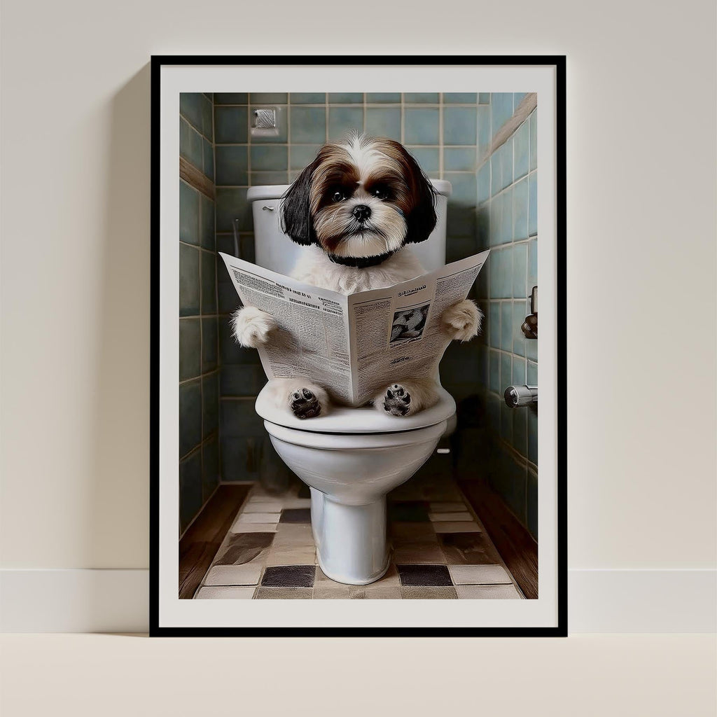 Shih Tzu Toilet Humour Dog Series 1 image 0